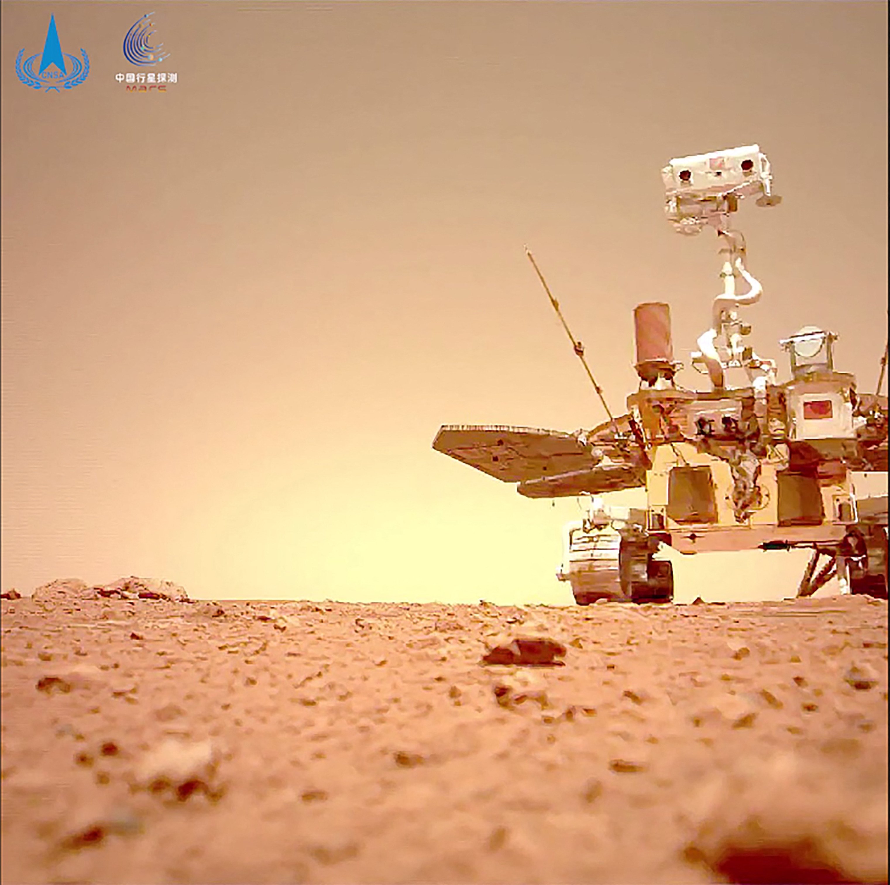 China expects to return to Mars in 2030 to collect rock samples, after its successful 2021 mission to land a rover on the planet’s surface. Photo: AFP