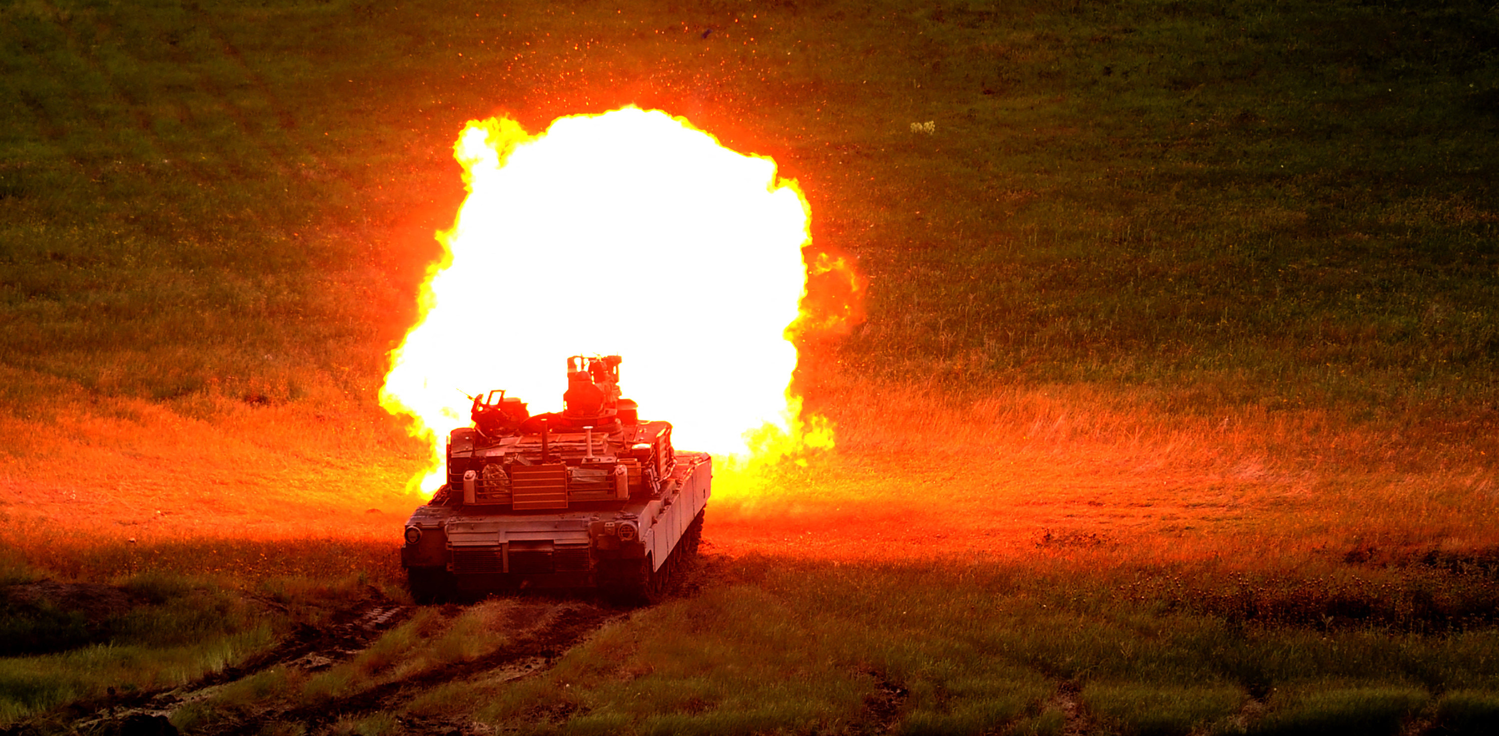 A US M1A2 Abrams tank during a 2016 joint military exercise in Georgia. File photo: AFP