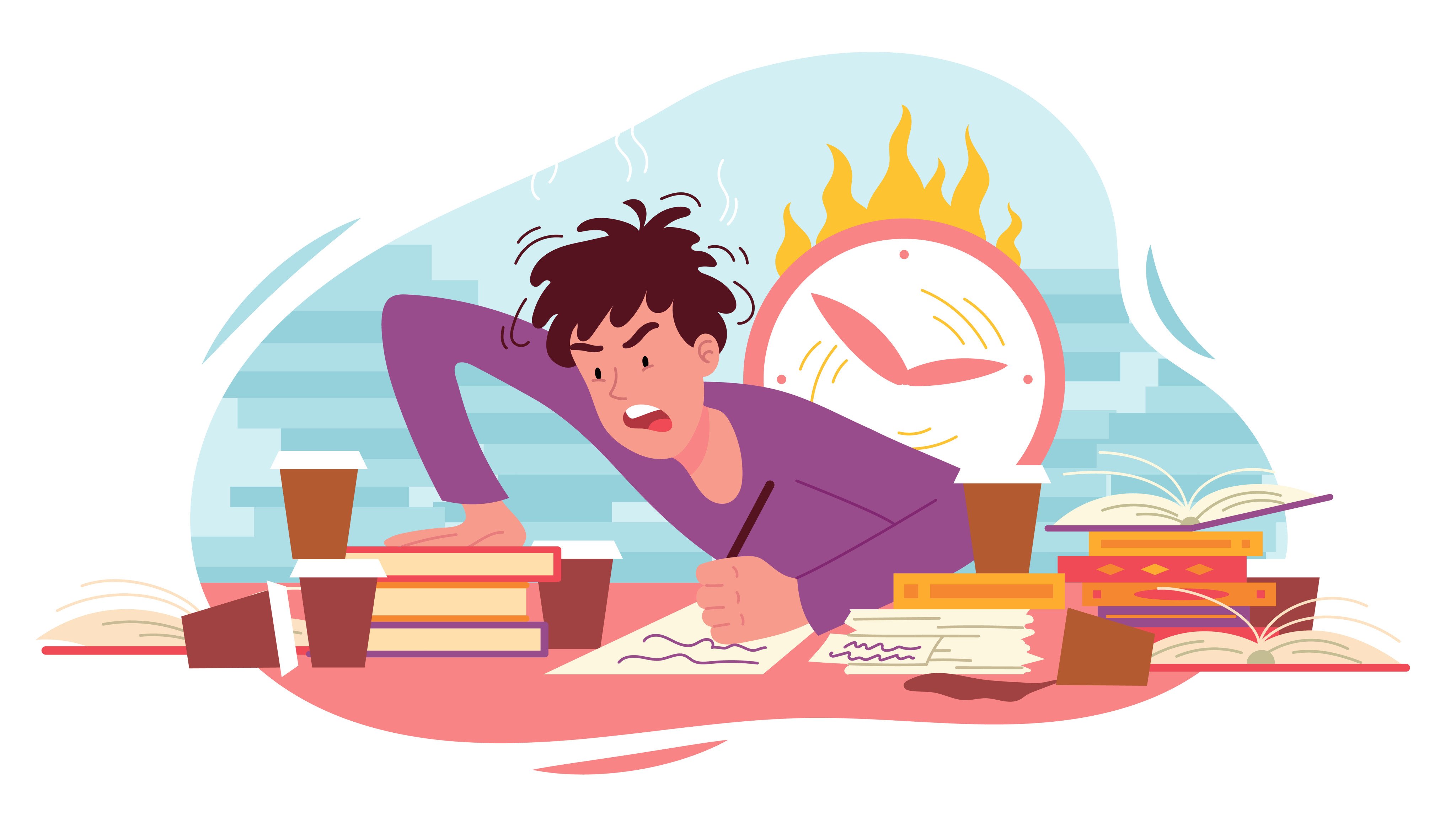 Writing down your negative emotions, then throwing them away, could be a good way to help yourself calm down. Photo: Shutterstock