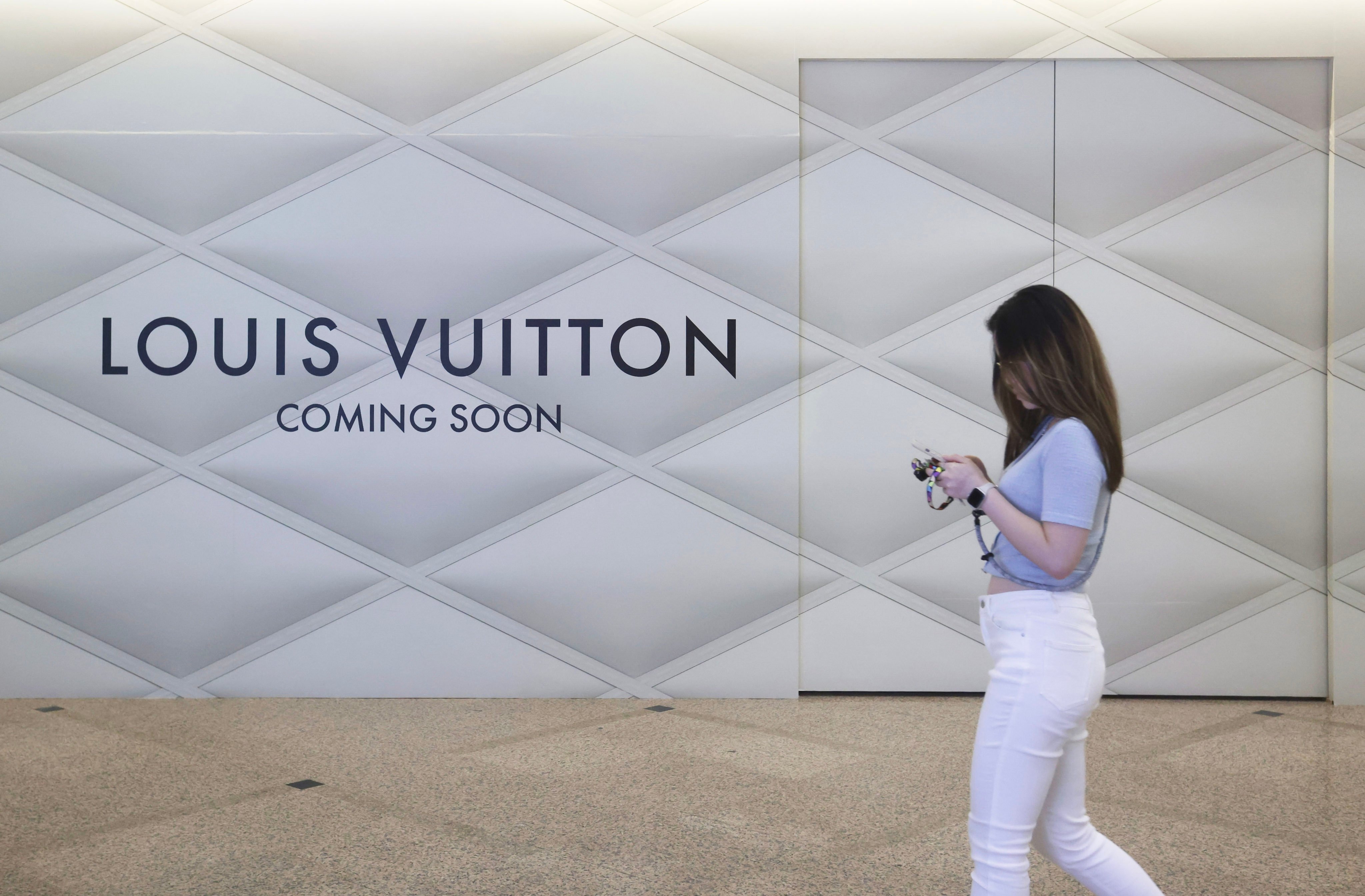 Louis Vuitton is fitting out its new shop in Times Square in Causeway Bay. Photo: Jonathan Wong