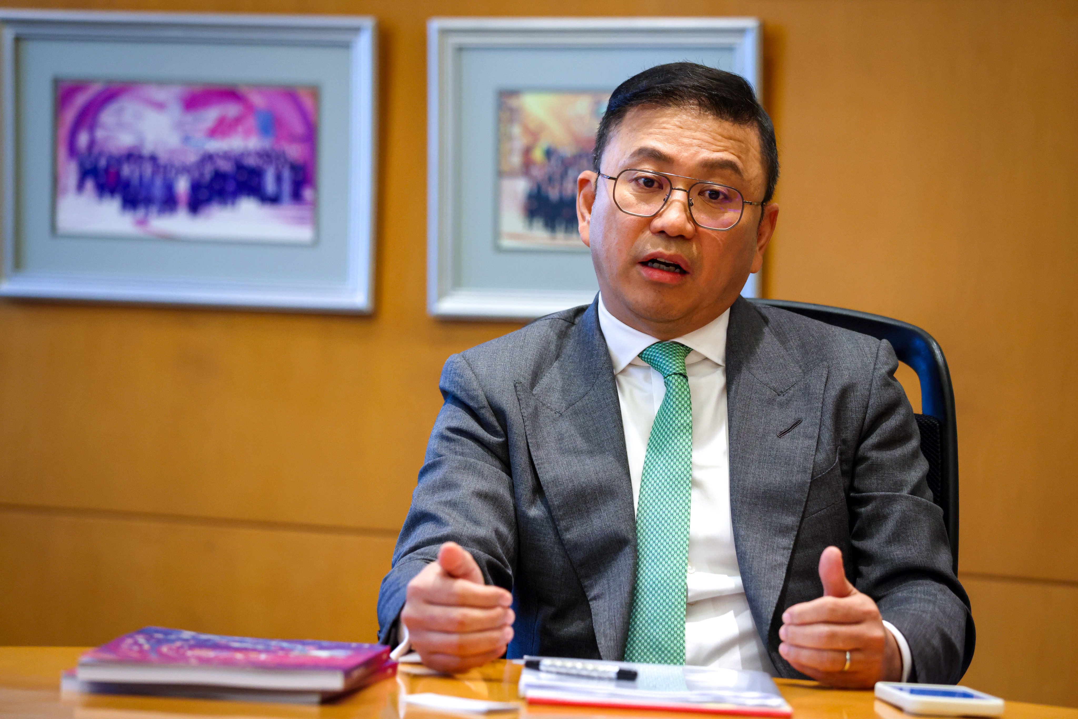 TVB chairman Thomas Hui says “Hongkongers should be happy” to have more content available. Photo: Yik Yeung-man