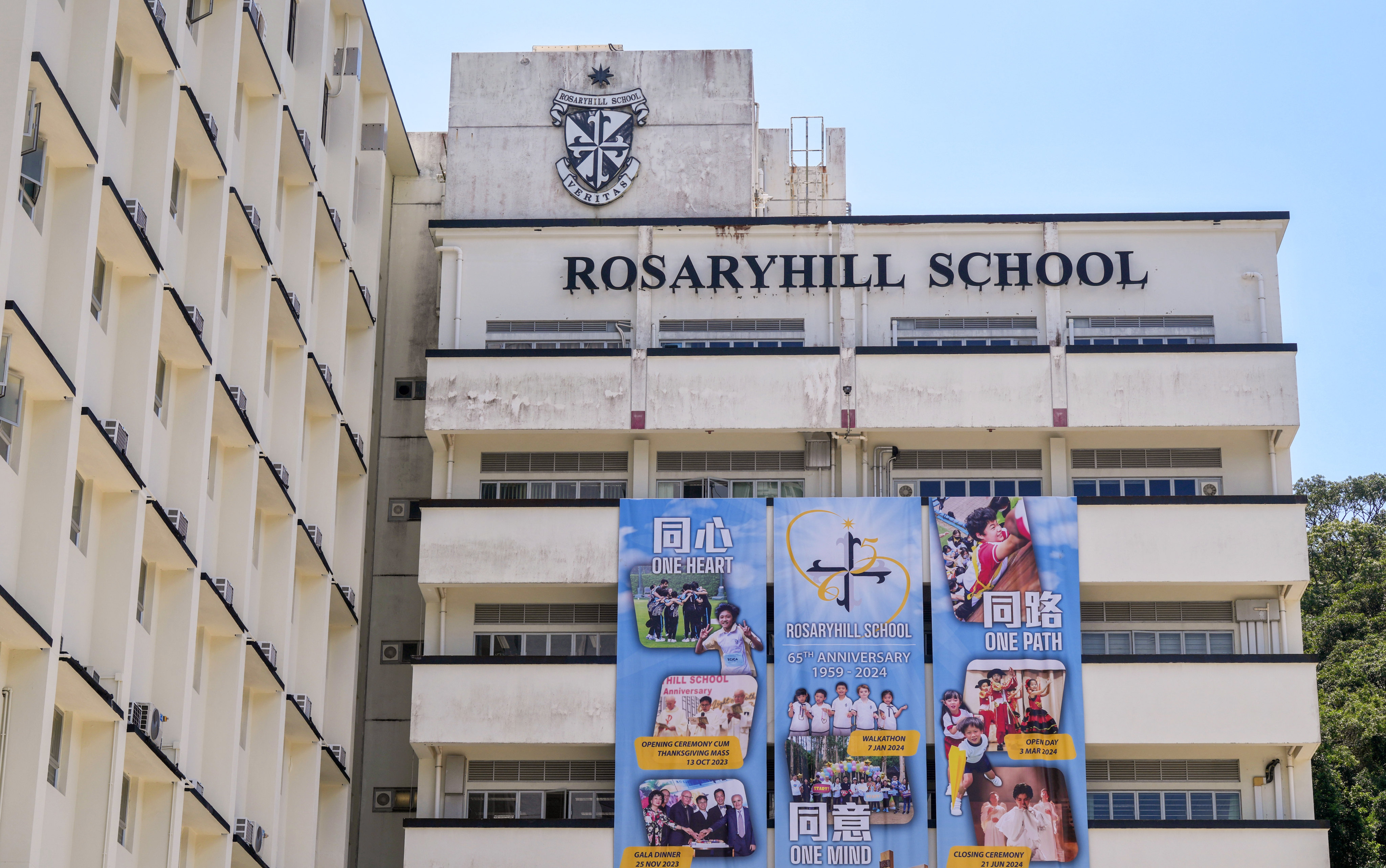 Hong Kong lawmaker takes aim at Education Bureau over soon-to-close Rosaryhill Secondary School. Photo: Elson Li