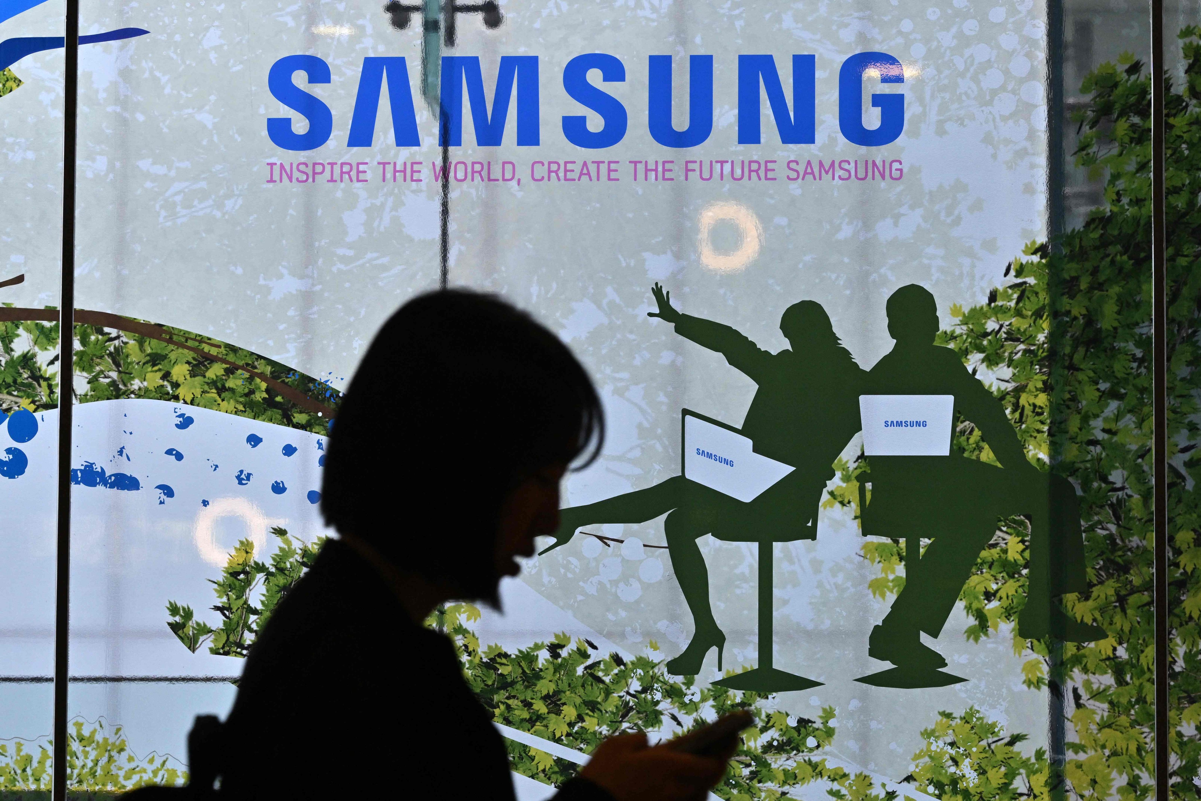 Samsung reported better-than-expected earnings for the March quarter. Photo: AFP