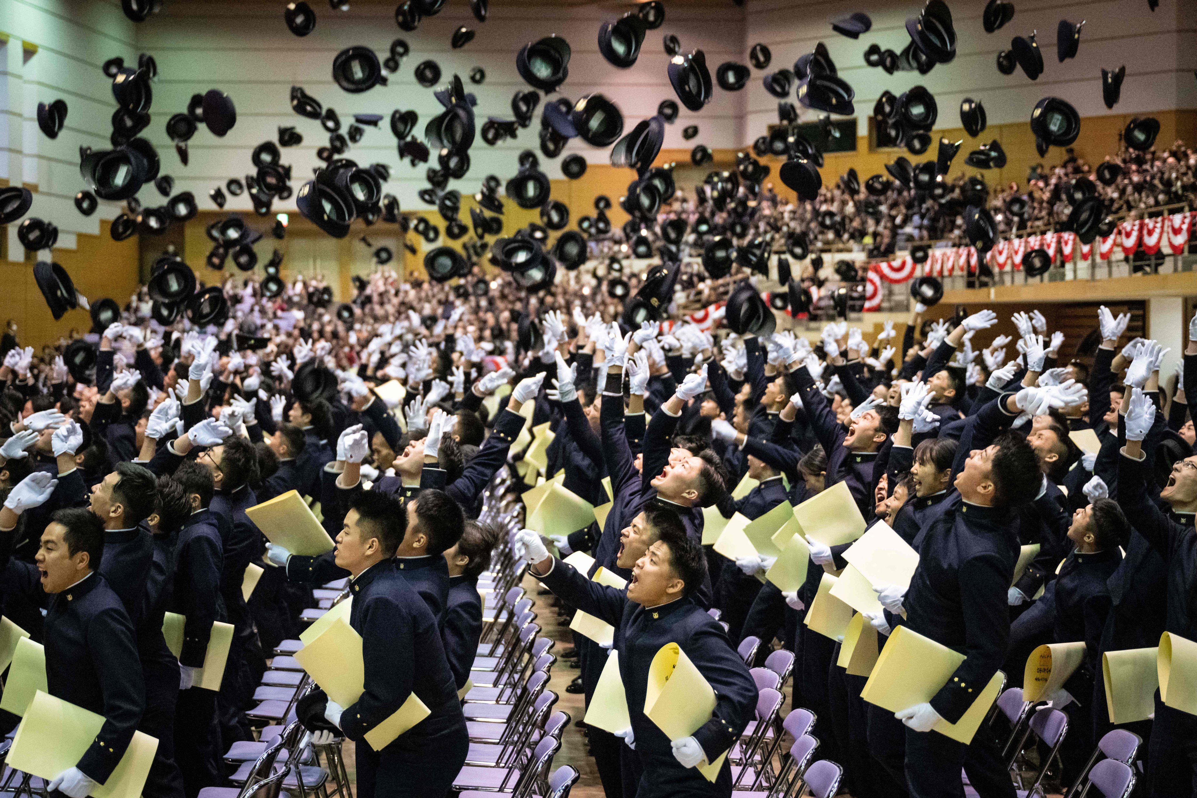 The number of Form Six graduates in Hong Kong heading overseas for their studies has dropped to a record low. Photo: AFP