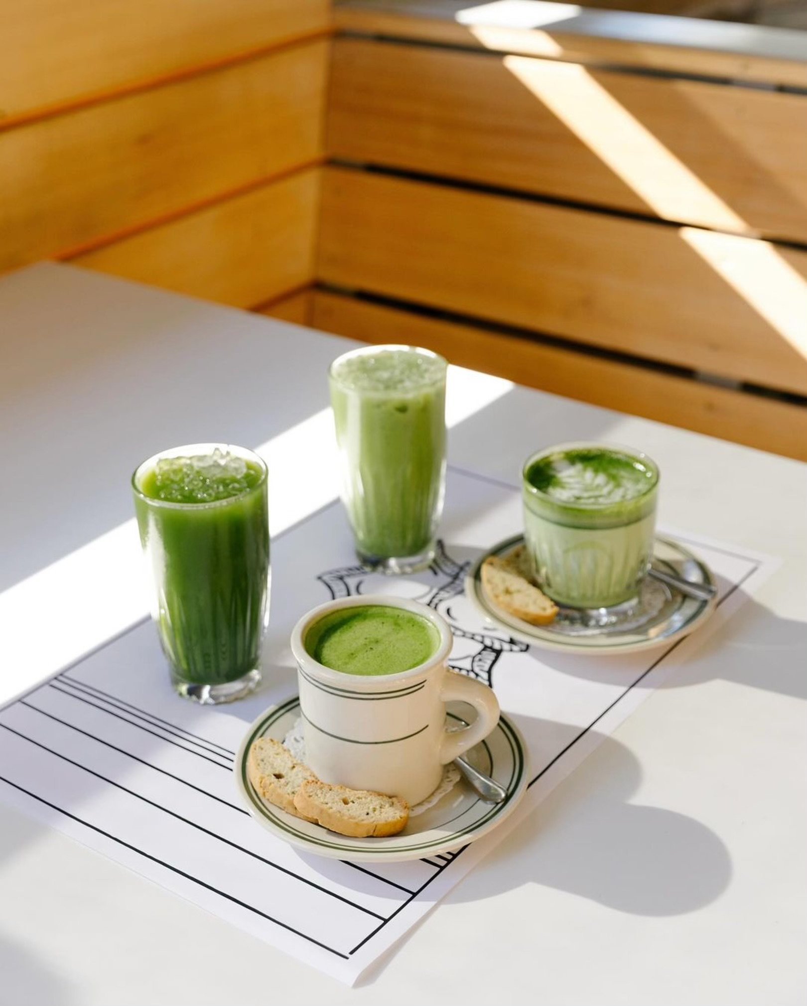 Matcha, a decade on: the distinctive, caffeinated green powder isn’t going anywhere. Pictured: drinks at Los Angeles’ Rocky’s Matcha. Photos: Handout