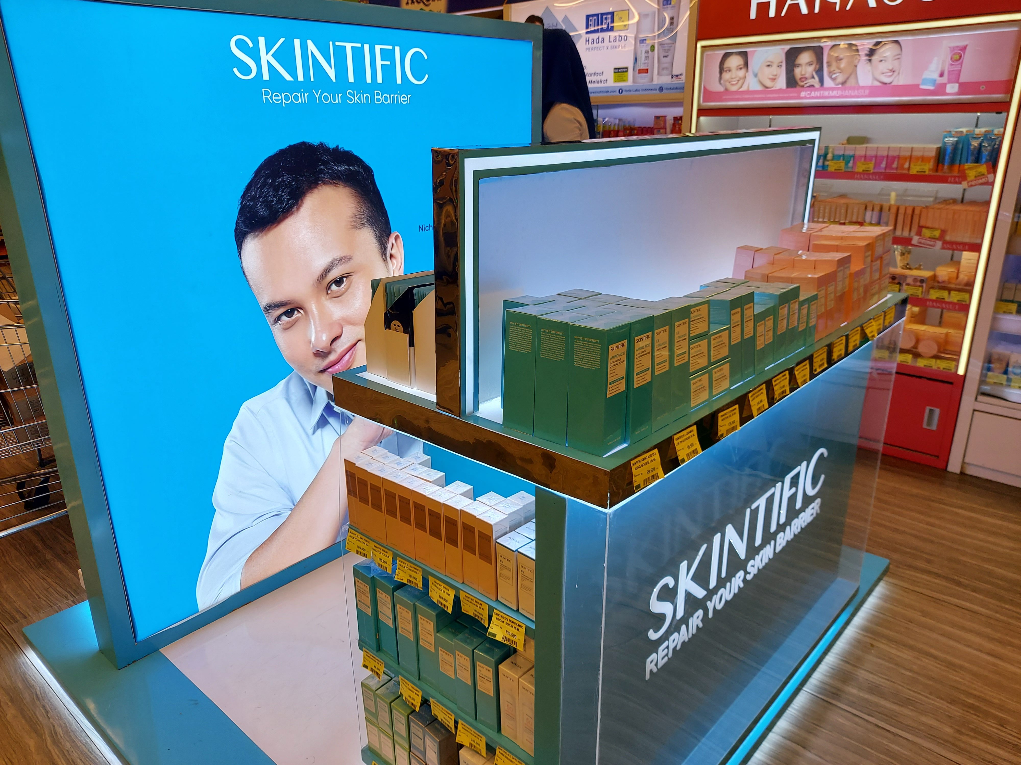 Skintific uses local brand ambassadors like actor Nicholas Saputra in Indonesia. Photo: Aisyah Llewellyn