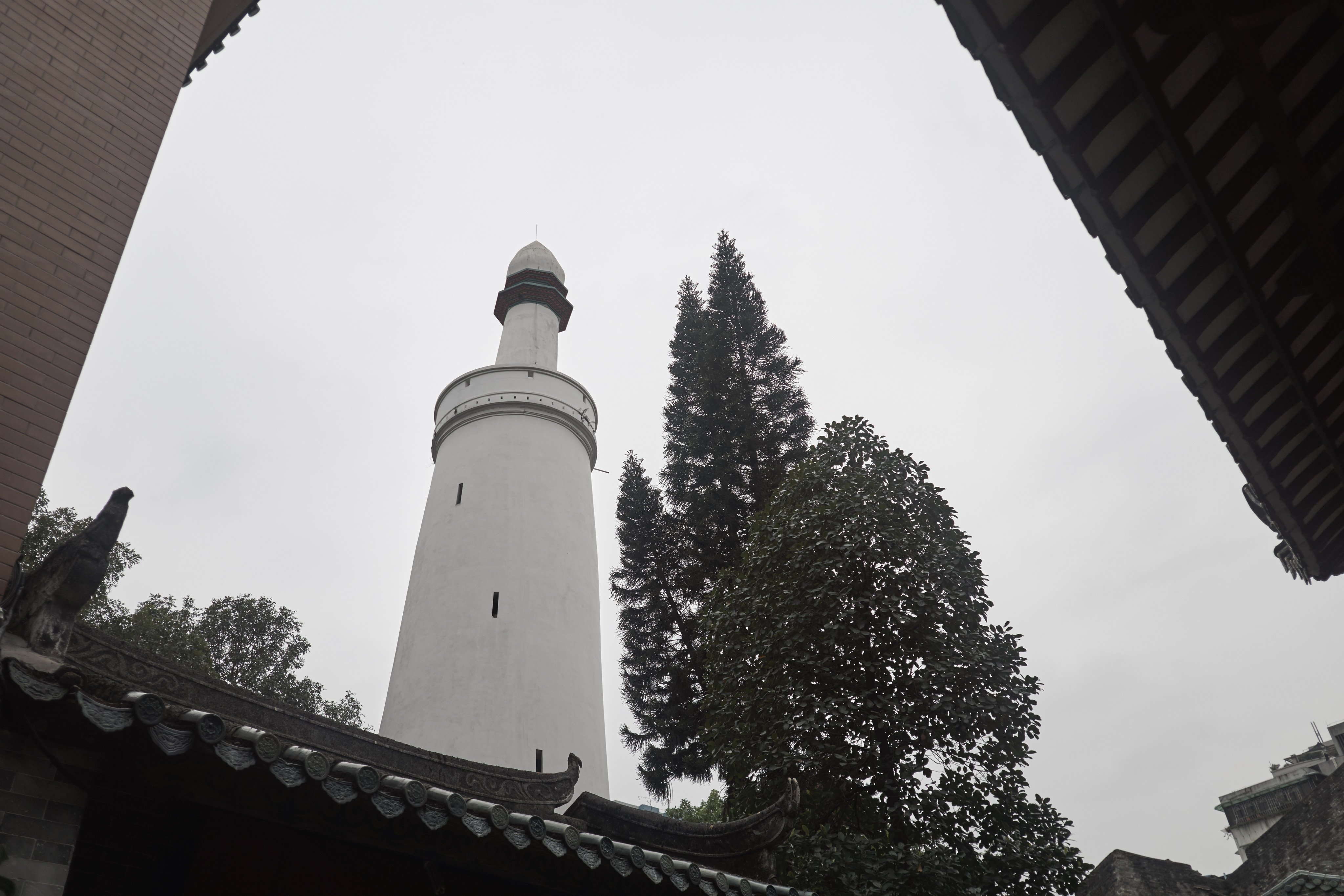 The lighthouse-style minaret of the historic Huaisheng Mosque in Guangzhou, China. Photo: Shutterstock