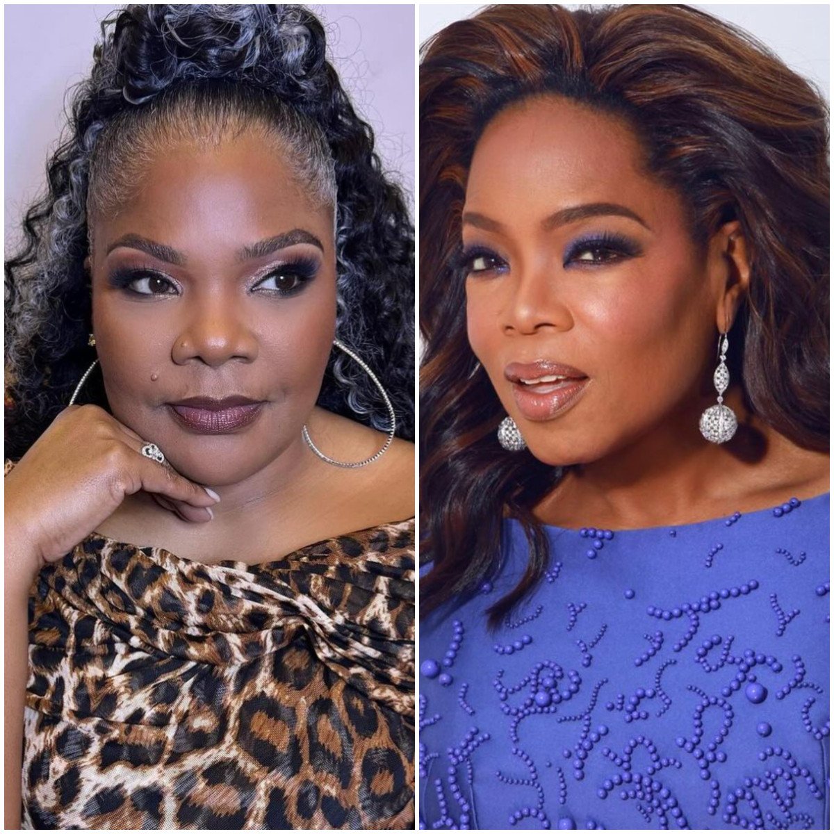 It’s safe to say that US comedian and Precious actress, Mo’Nique, is not a fan of Oprah Winfrey.  Photos: @therealmoworldwide, @oprah/Instagram