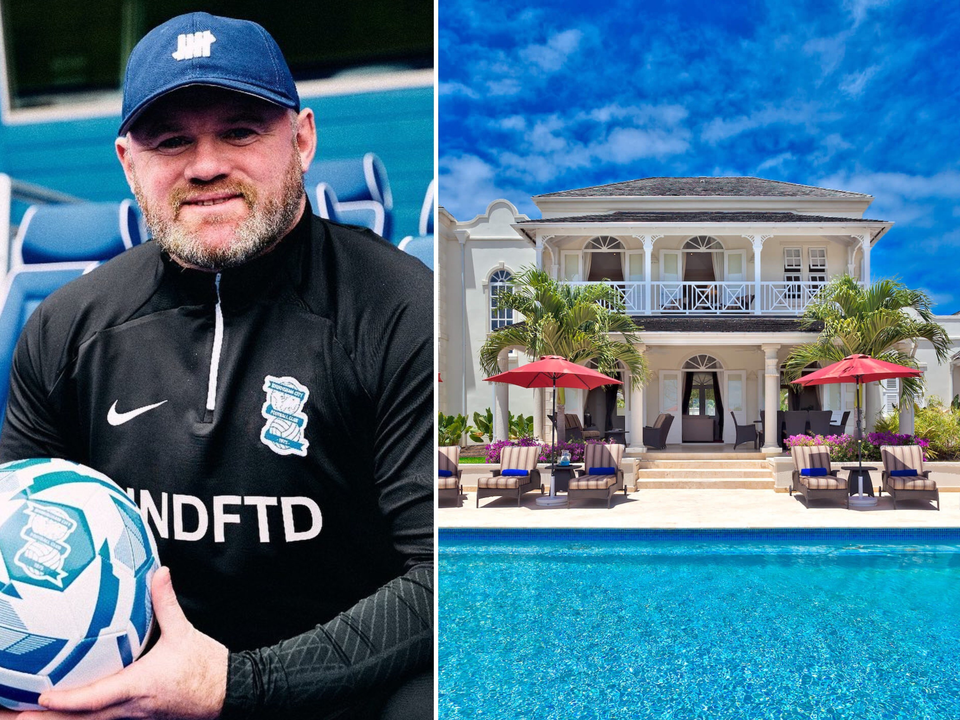 Baller: Wayne Rooney’s talent and wealth have helped him amass quite the property portfolio over the years. Photos: @waynerooney/Instagram, Royal Westmoreland Estate