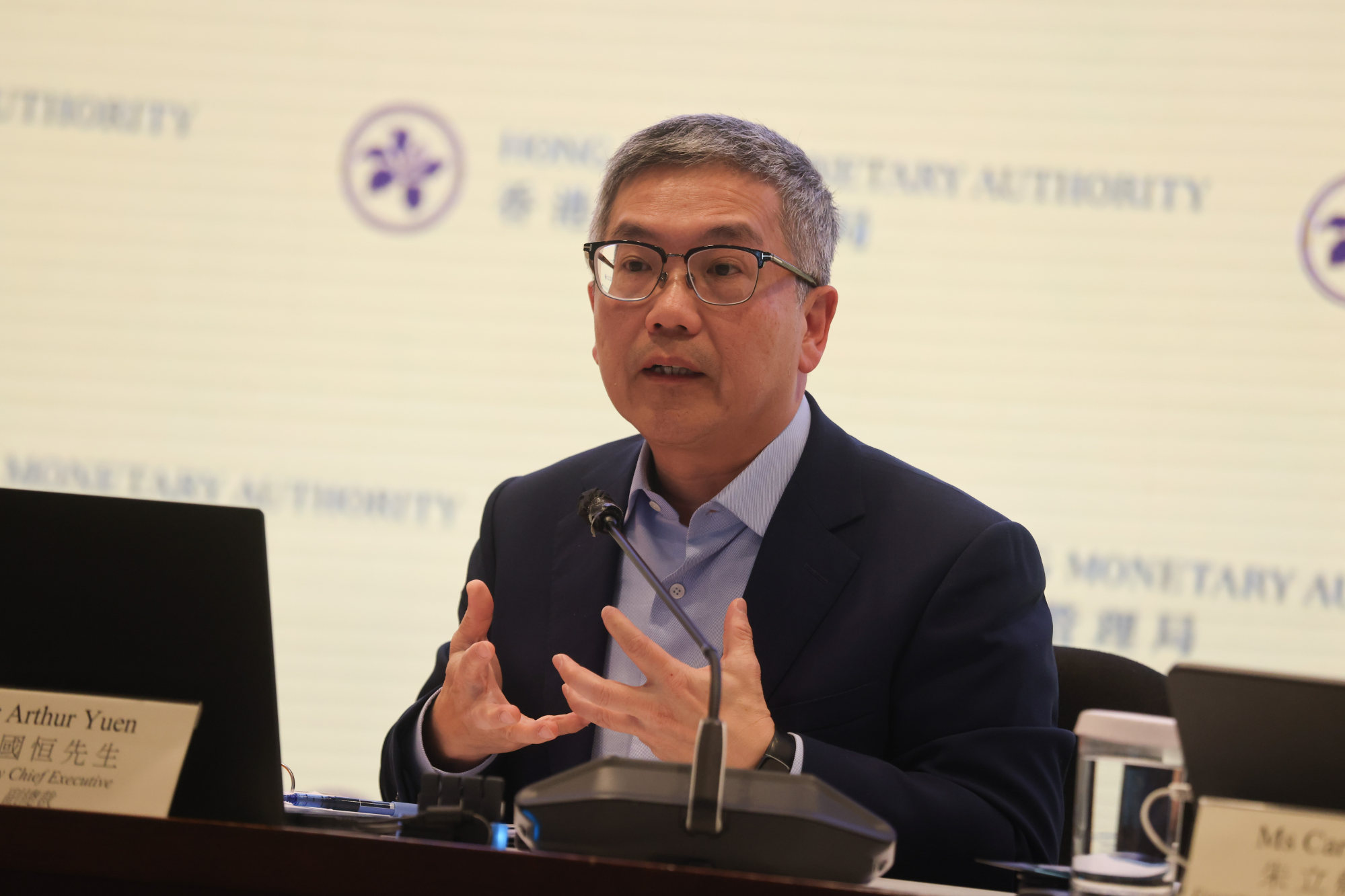 HKMA Deputy CEO Arthur Yuen. Photo: Jonathan Wong