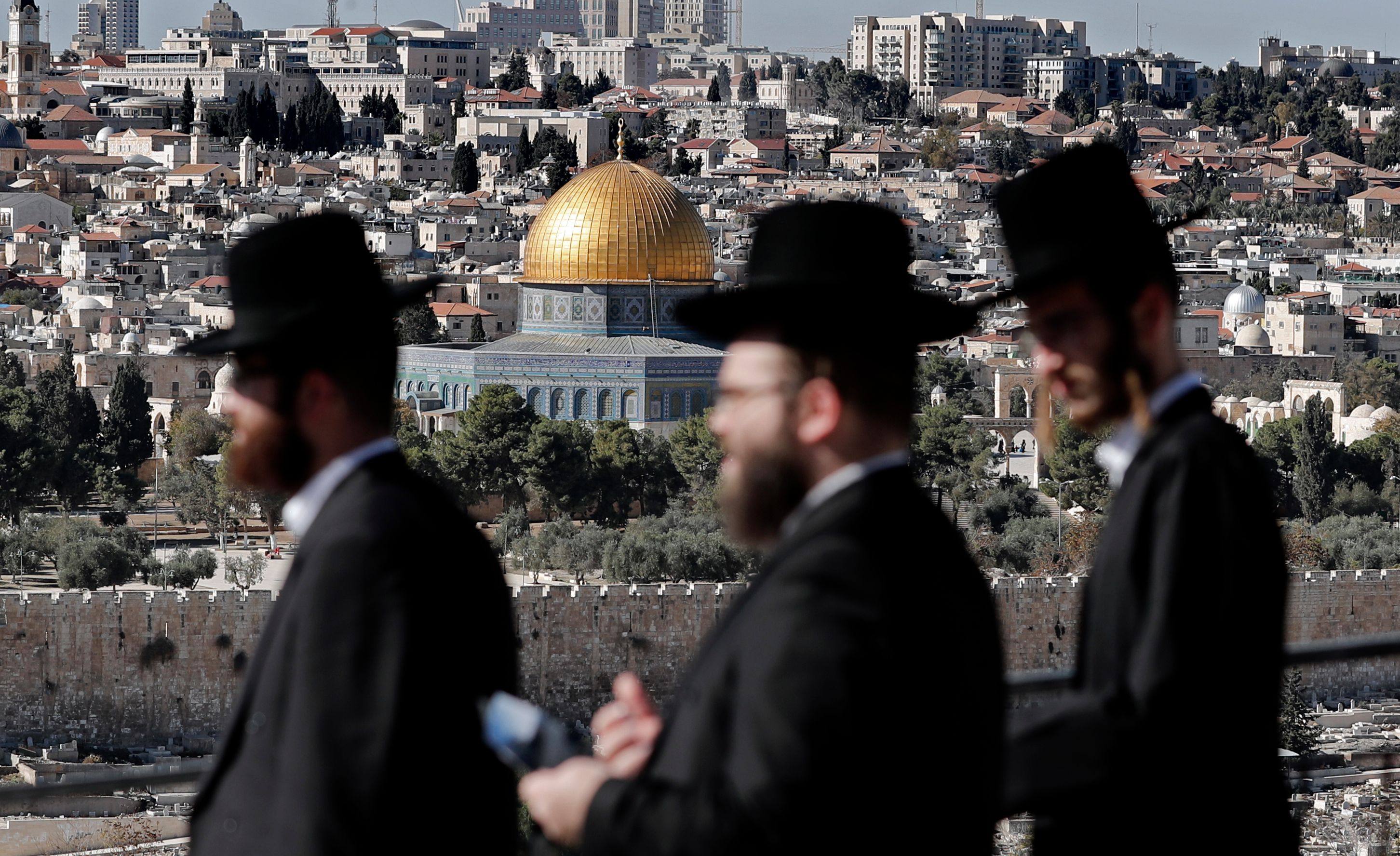 Ultra Orthodox Jews walking in Jerusalem. File photo: AFP