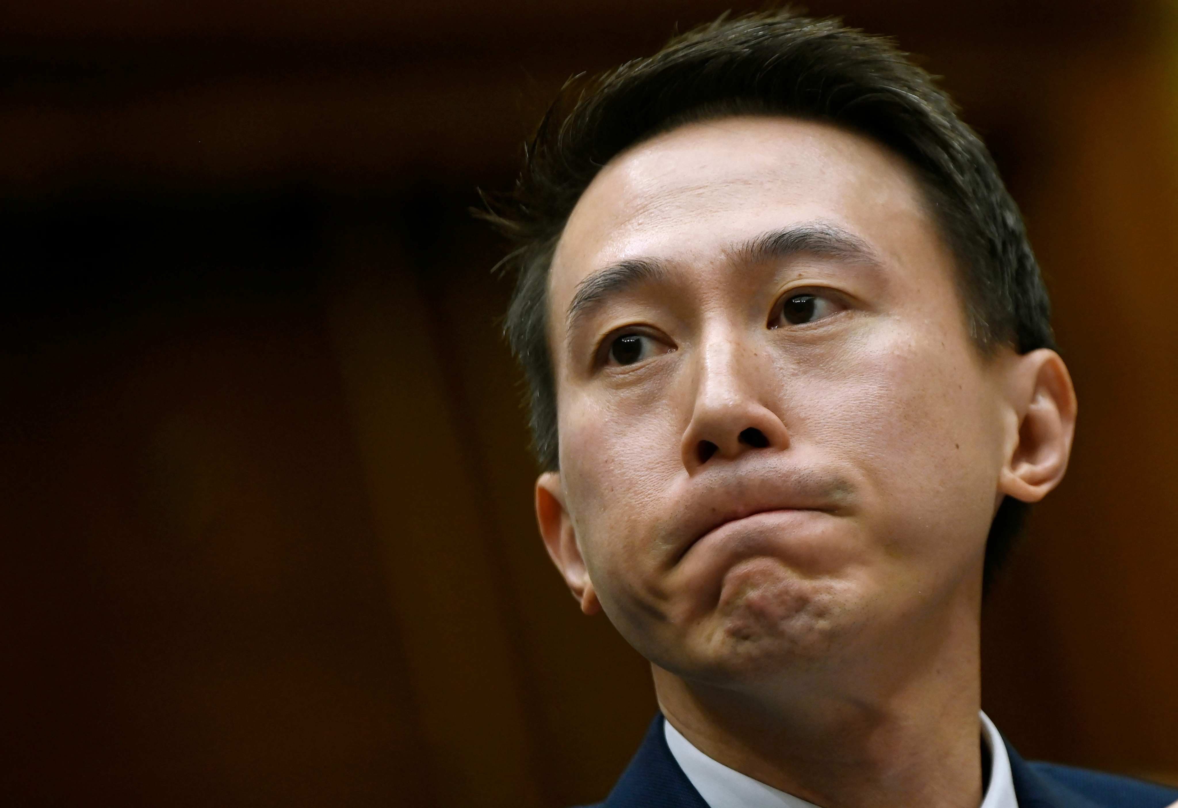TikTok CEO Shou Zi Chew listens during his testifmony before the House Energy and Commerce Committee hearing on “TikTok: How Congress Can Safeguard American Data Privacy and Protect Children from Online Harms” on Capitol Hill, US, on March 23, 2023. Photo: AFP