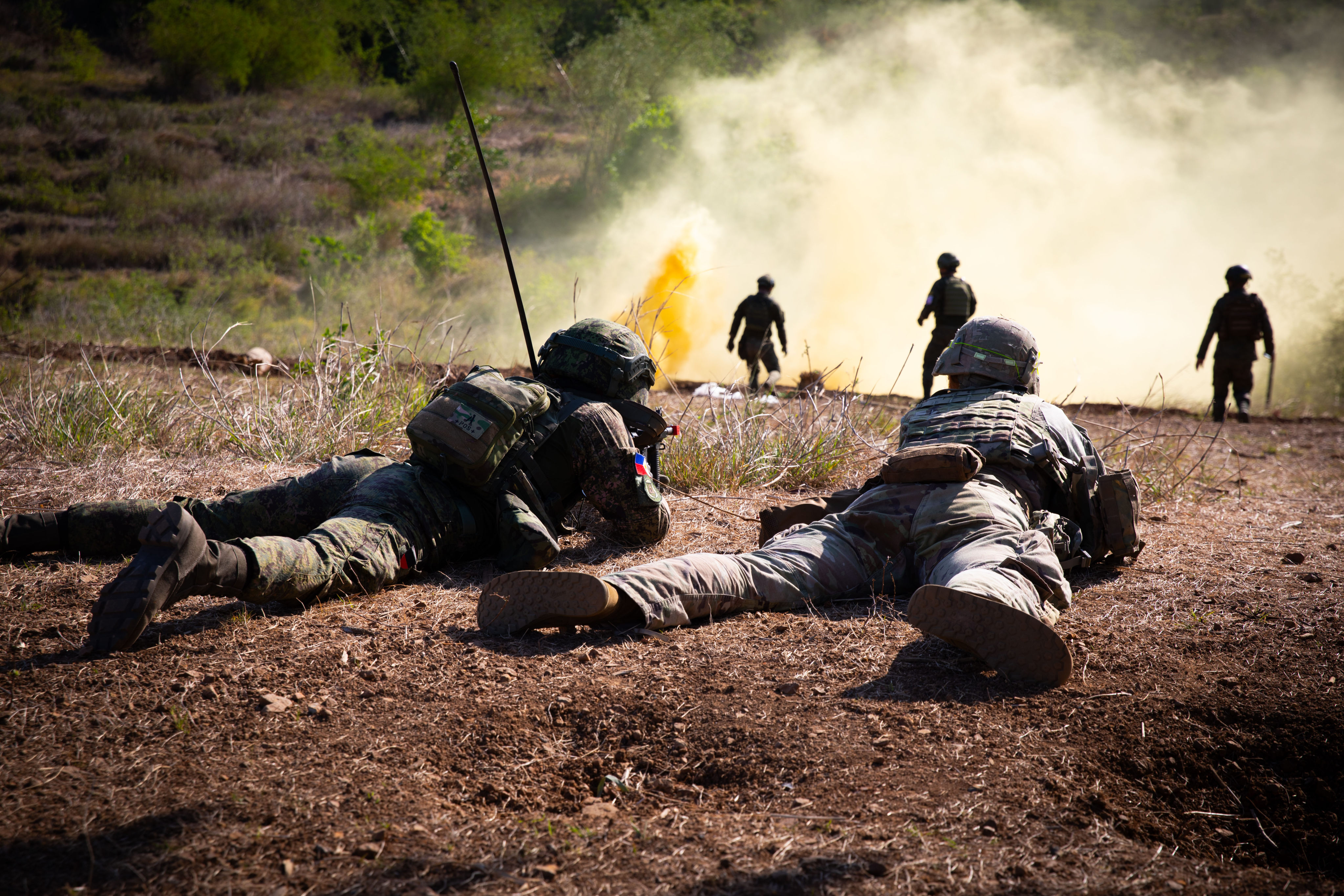 US and Filipino soldiers conduct live-fire exercises on Luzon island as part of this year’s Balikatan joint military drills. Photo: US Army/Handout