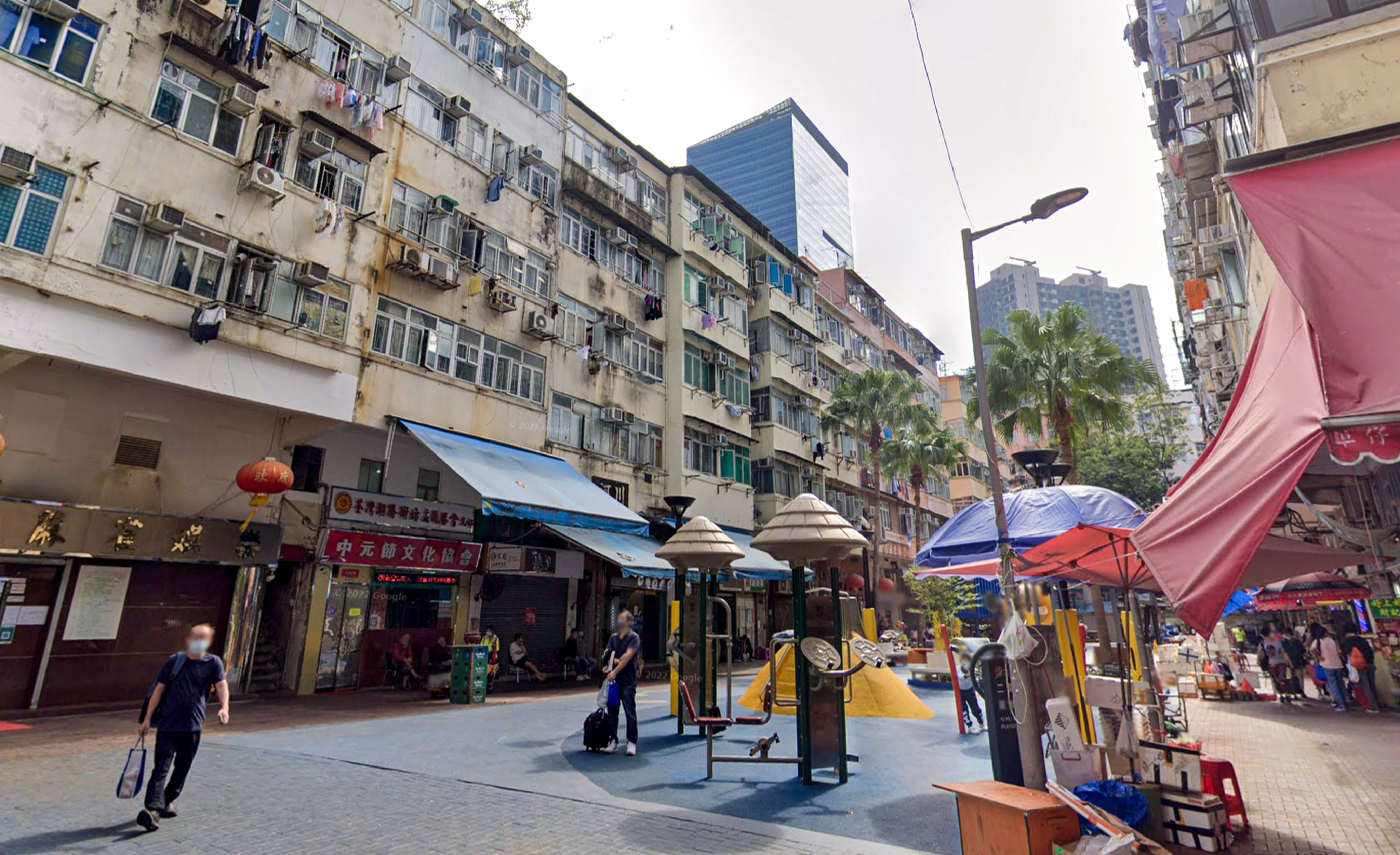 Assailants have stormed a mahjong parlour on Yi Pei Square. Photo: Google Maps