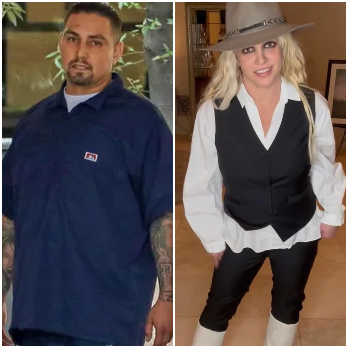 Britney Spears has been romantically linked to Paul Richard Soliz ... but fans don’t seem to approve. Photos: @perez_colunga, @britneyspears/Instagram