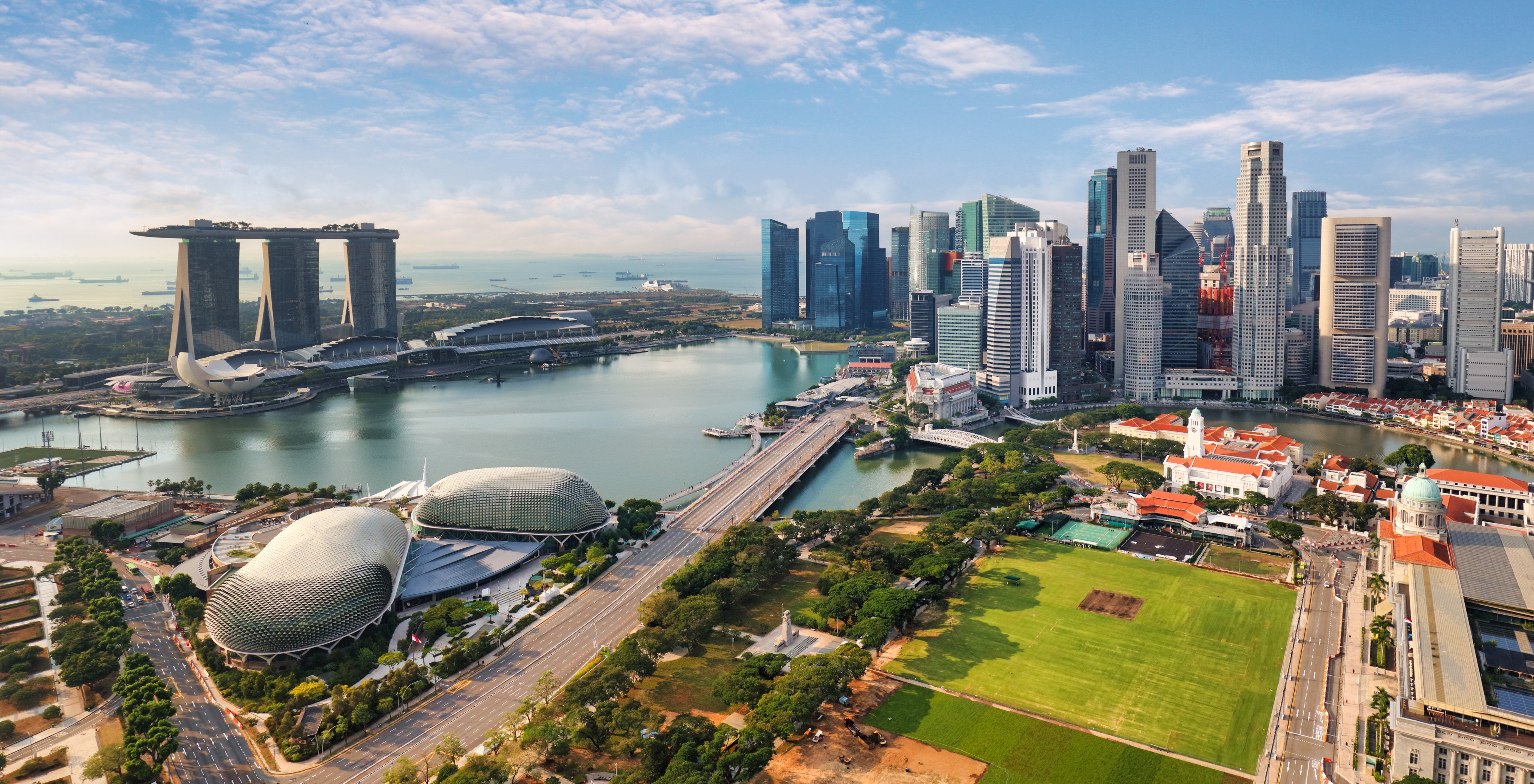 Aerial view of Singapore. Photo: Shutterstock