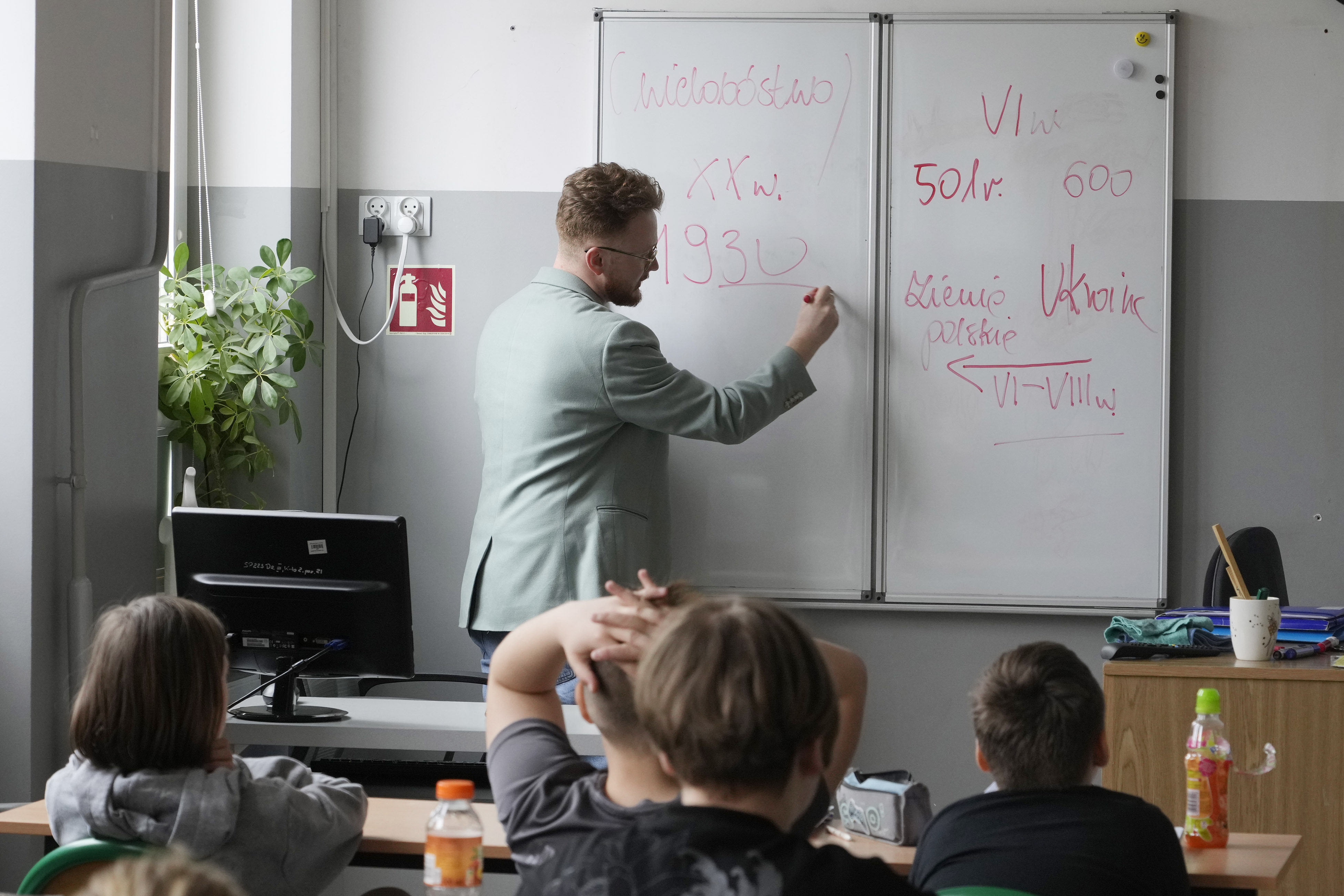 Poland’s government has ordered strict limits on the amount of homework that teachers can impose on the lower grades. Photo: AP