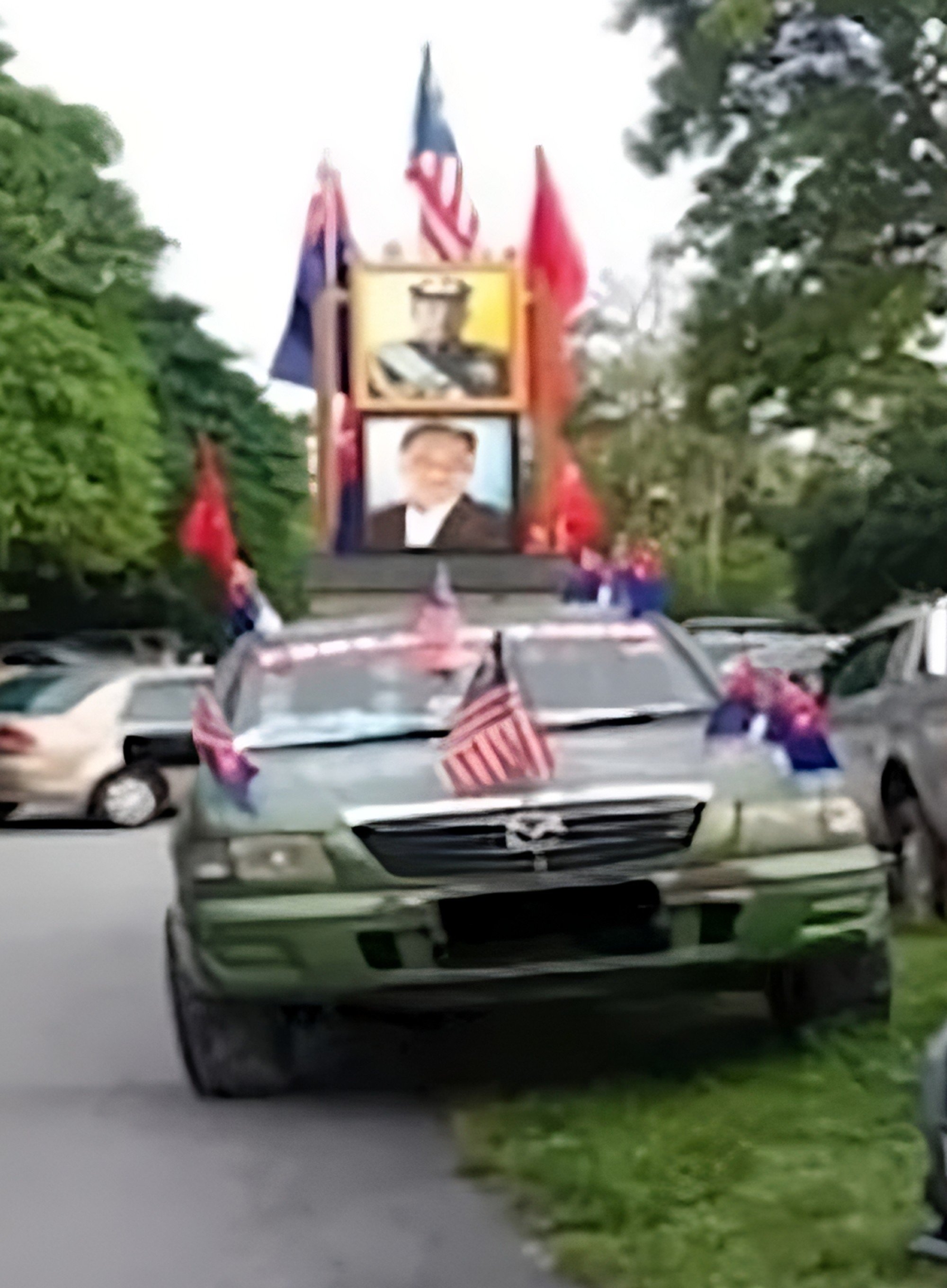 马来西亚男子因在补选期间车上贴有苏丹易卜拉欣国王的照片而入狱