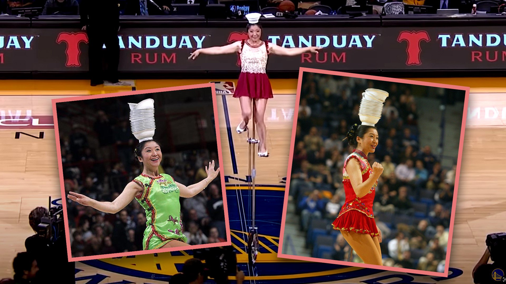 Who is the NBA Red Panda? The Post profiles a Chinese acrobat who has been wowing basketball fans in the US with her amazing juggling skills for decades. Photo: SCMP composite/Sina/X.com/YouTube