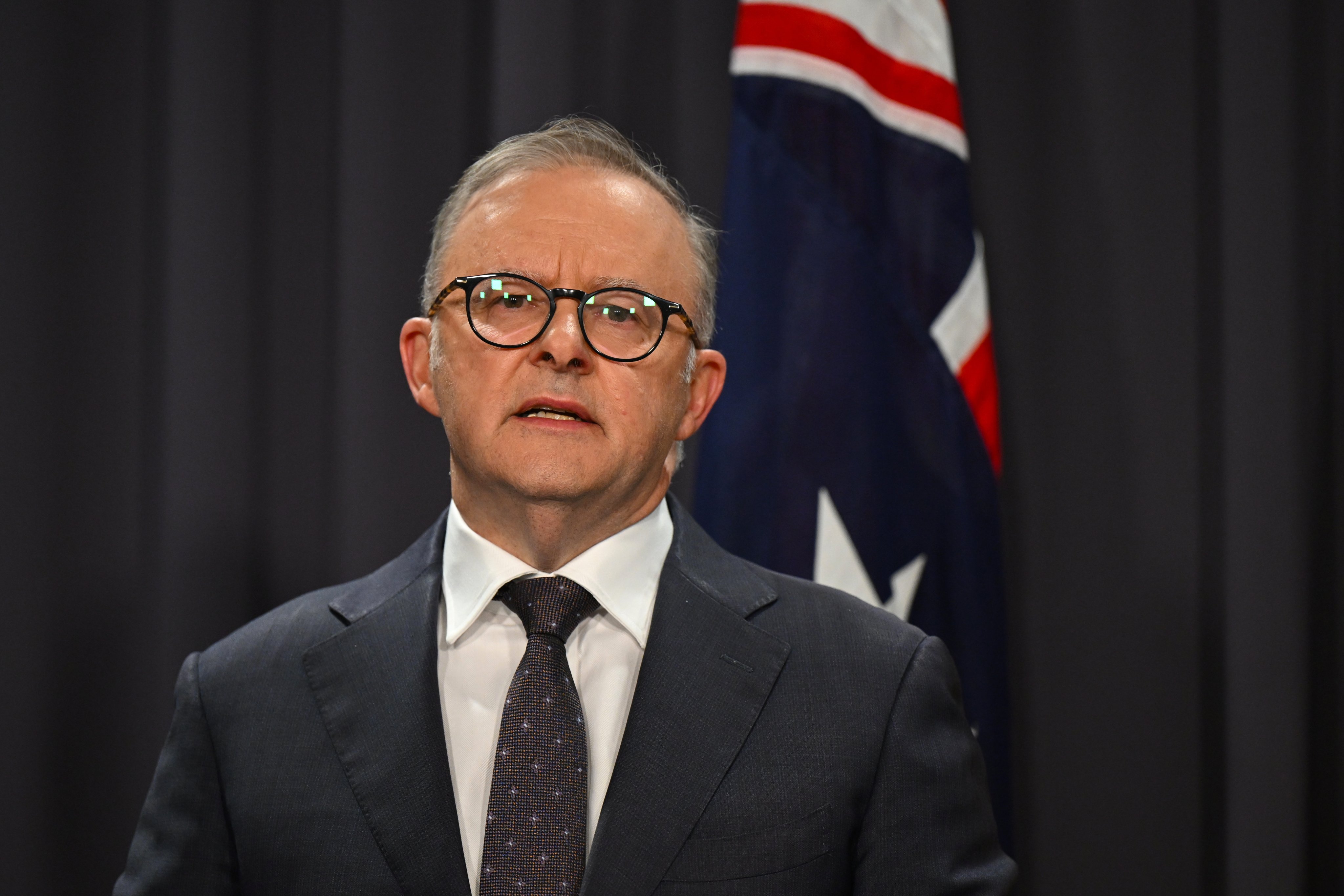 Australian Prime Minister Anthony Albanese has rejected China’s claim Australia was at fault during a dangerous aircraft encounter this past weekend. Photo: EPA-EFE