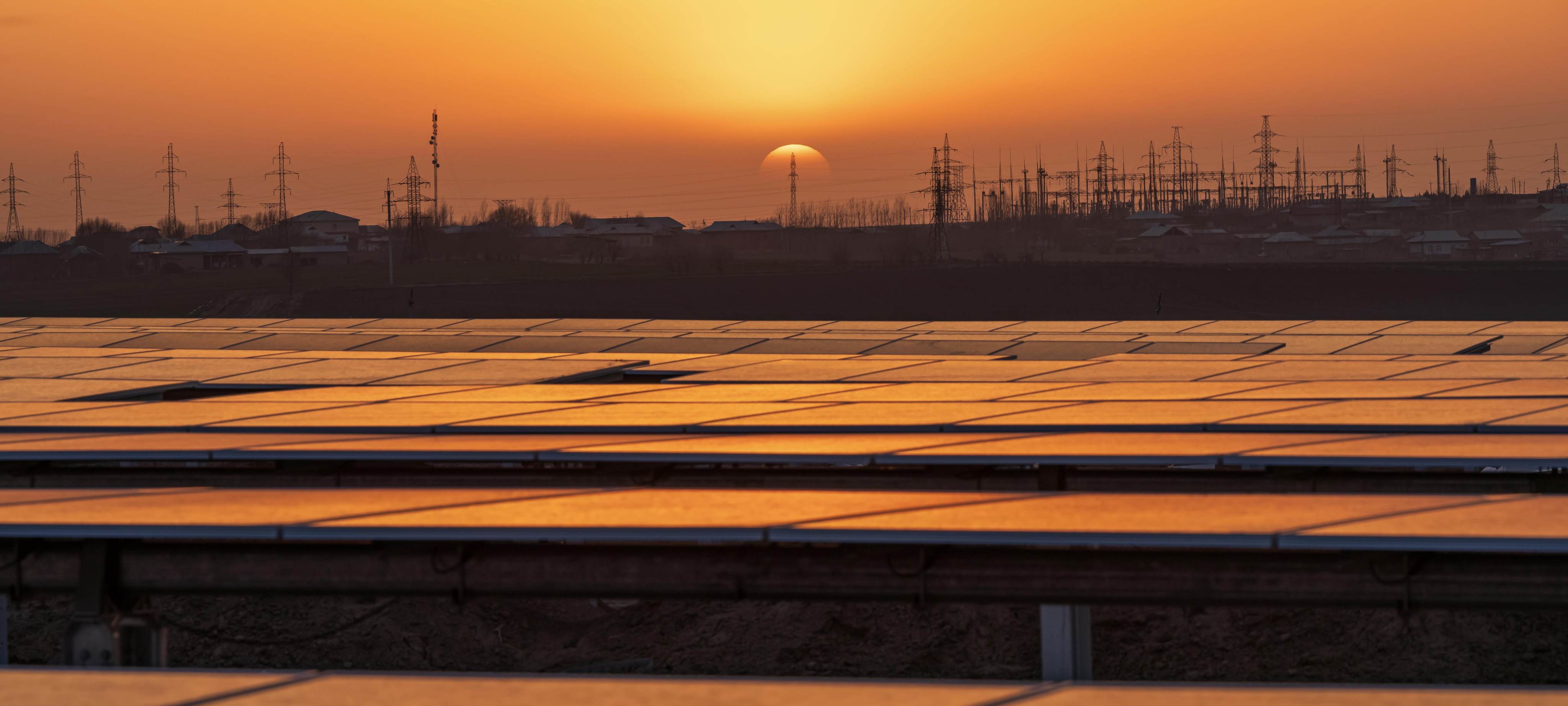 A solar power plant built by China’s Dongfang Electric Corporation in Samarkand, Uzbekistan, on April 29. Central Asian states, particularly Uzbekistan and Kazakhstan, have been a focus for China as it attempts to turn its investments in the Belt and Road Initiative towards green energy. Photo: Handout