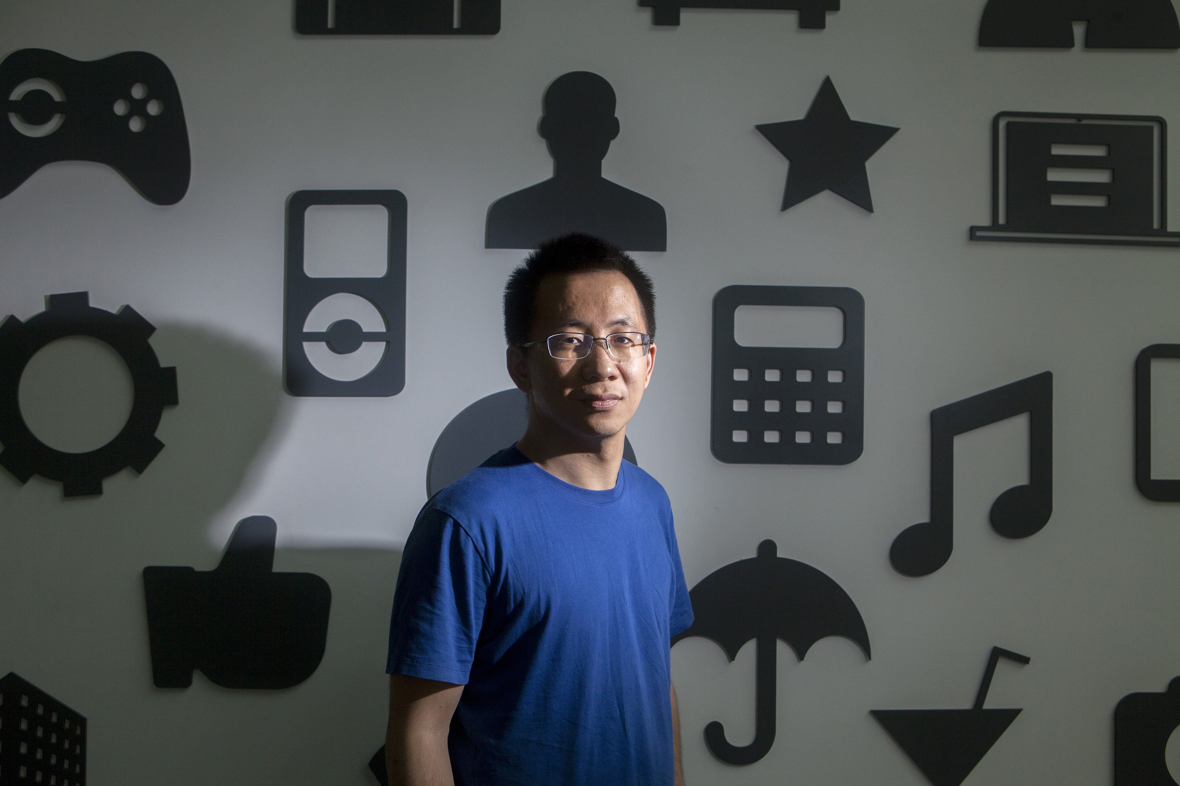 ByteDance founder Zhang Yiming pictured at the company’s Beijing headquarters in 2017. Photo: Bloomberg