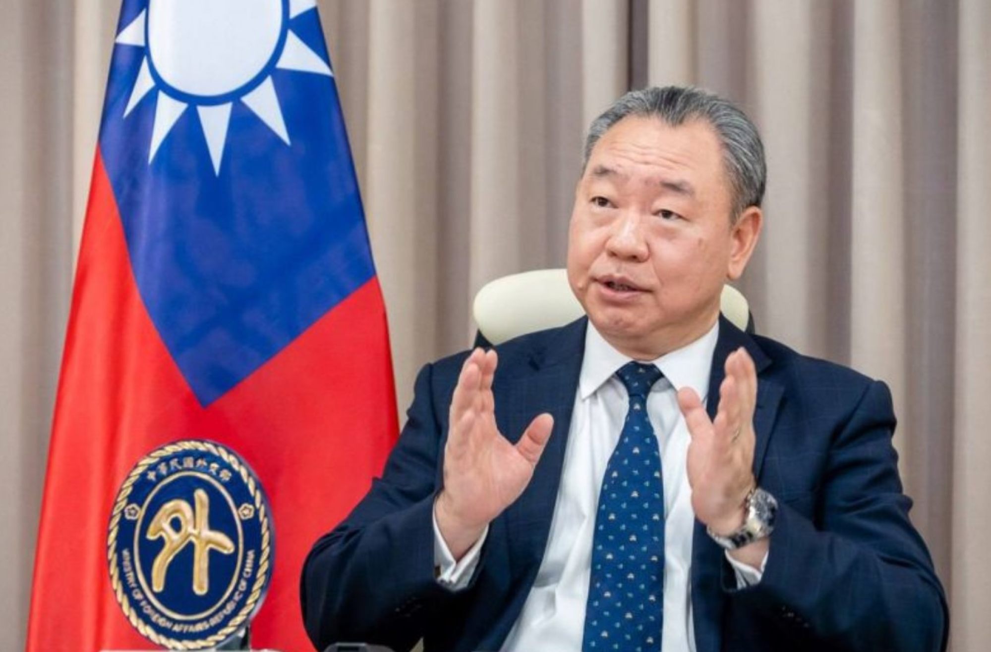 Alexander Tah-ray Yui is the top official at the Taipei Economic and Cultural Representative Office in Washington. Photo: Taiwan Ministry of Foreign Affairs