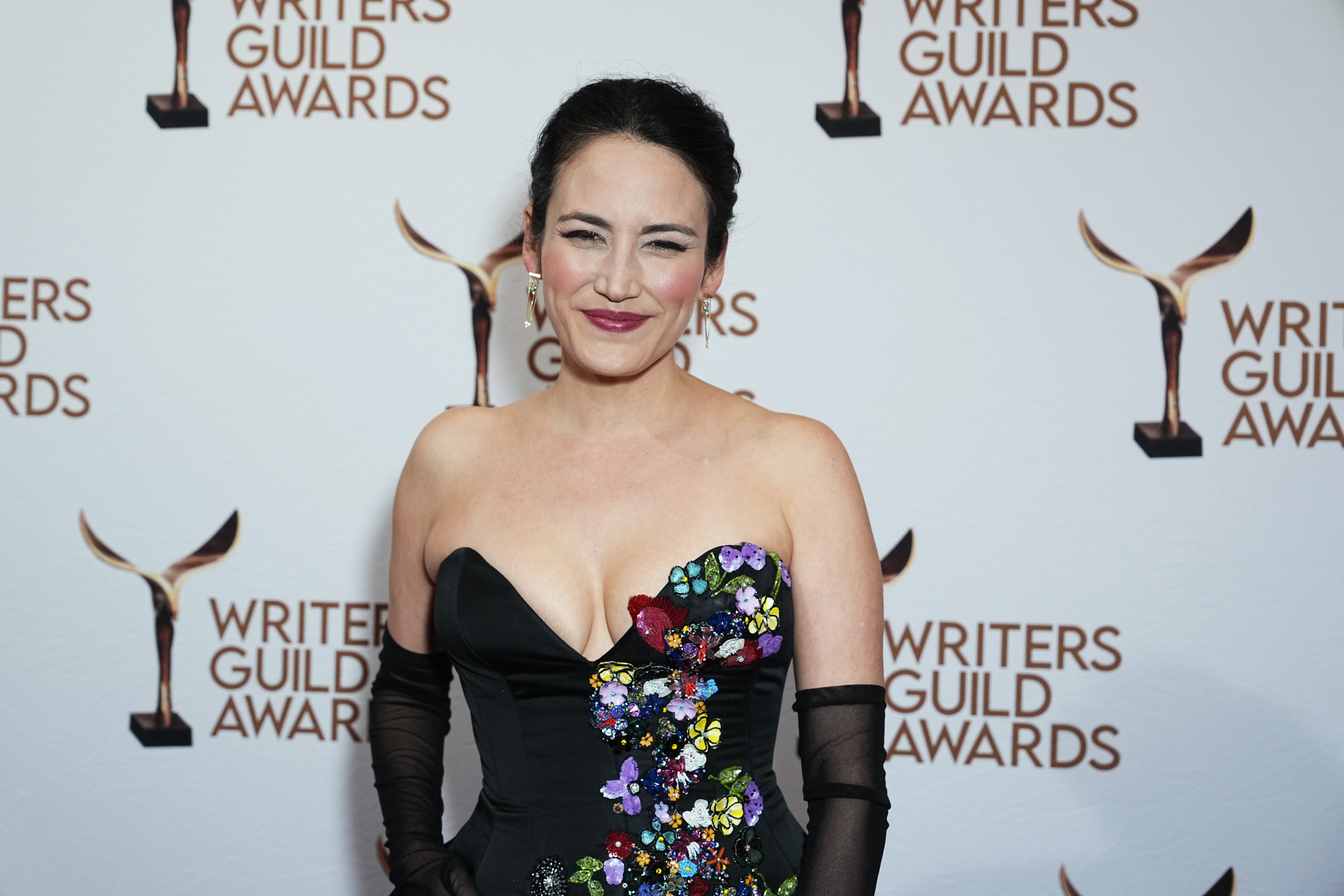Susan Soon He Stanton, a writer for Succession, at the 2024 Writers Guild Awards. Photo: Variety via Getty Images