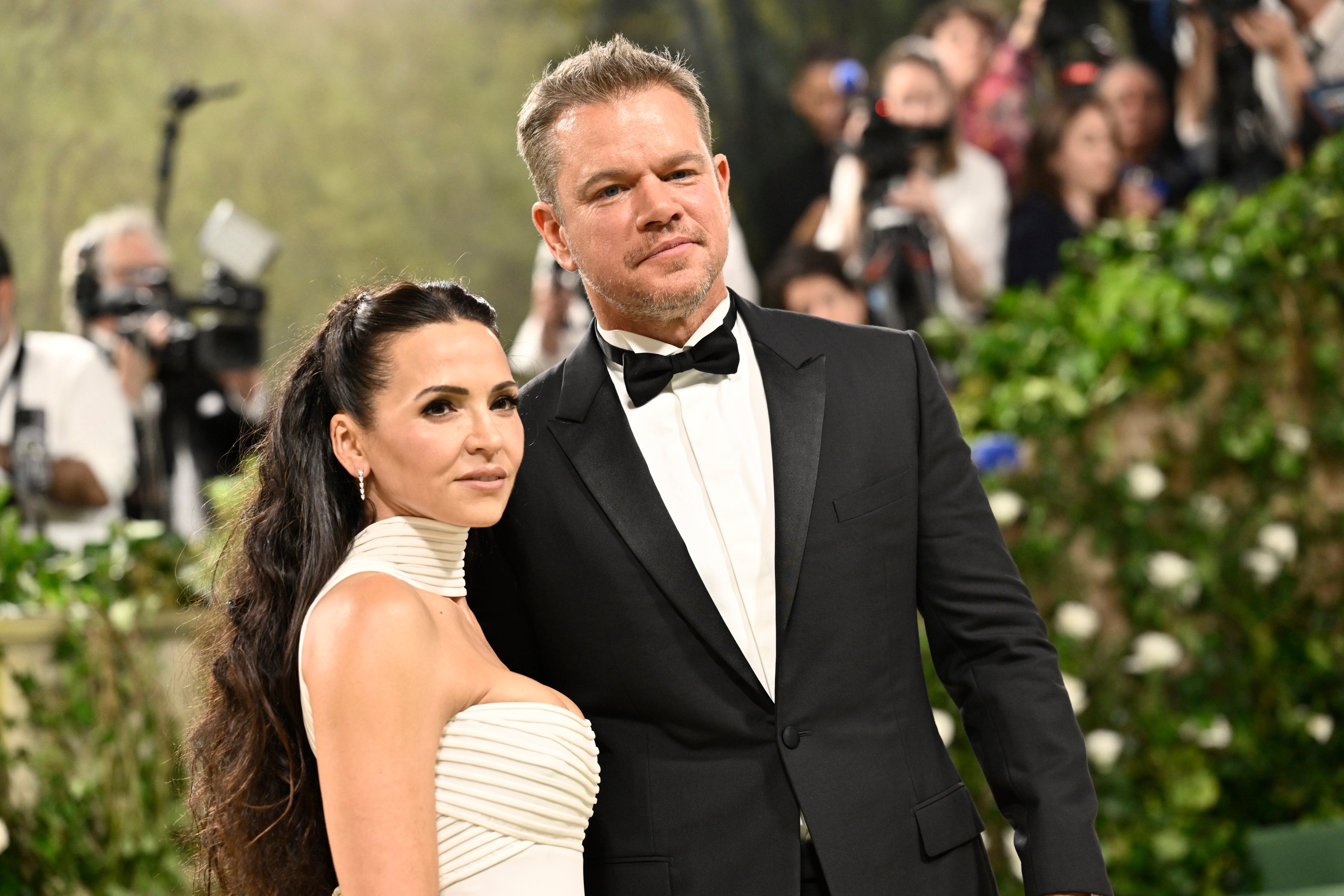 Luciana Barroso (left) and Matt Damon met in a bar in Miami in 2003 – and the rest is history. Photo: Invision/AP