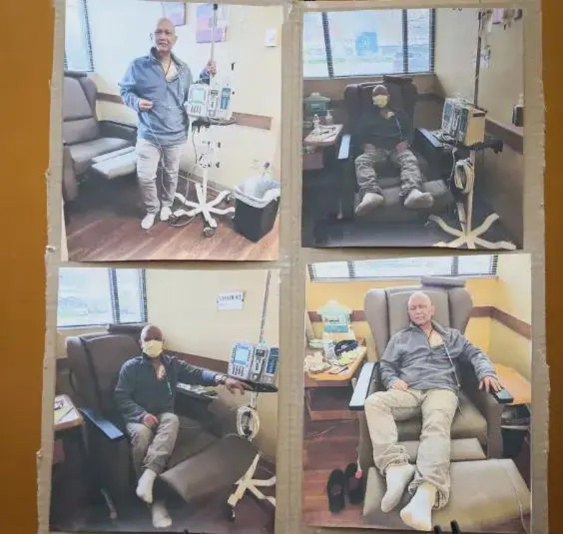 Saephan’s battle with cancer has taken its toll, but now he and his family can relax a little. Photo: 163.com