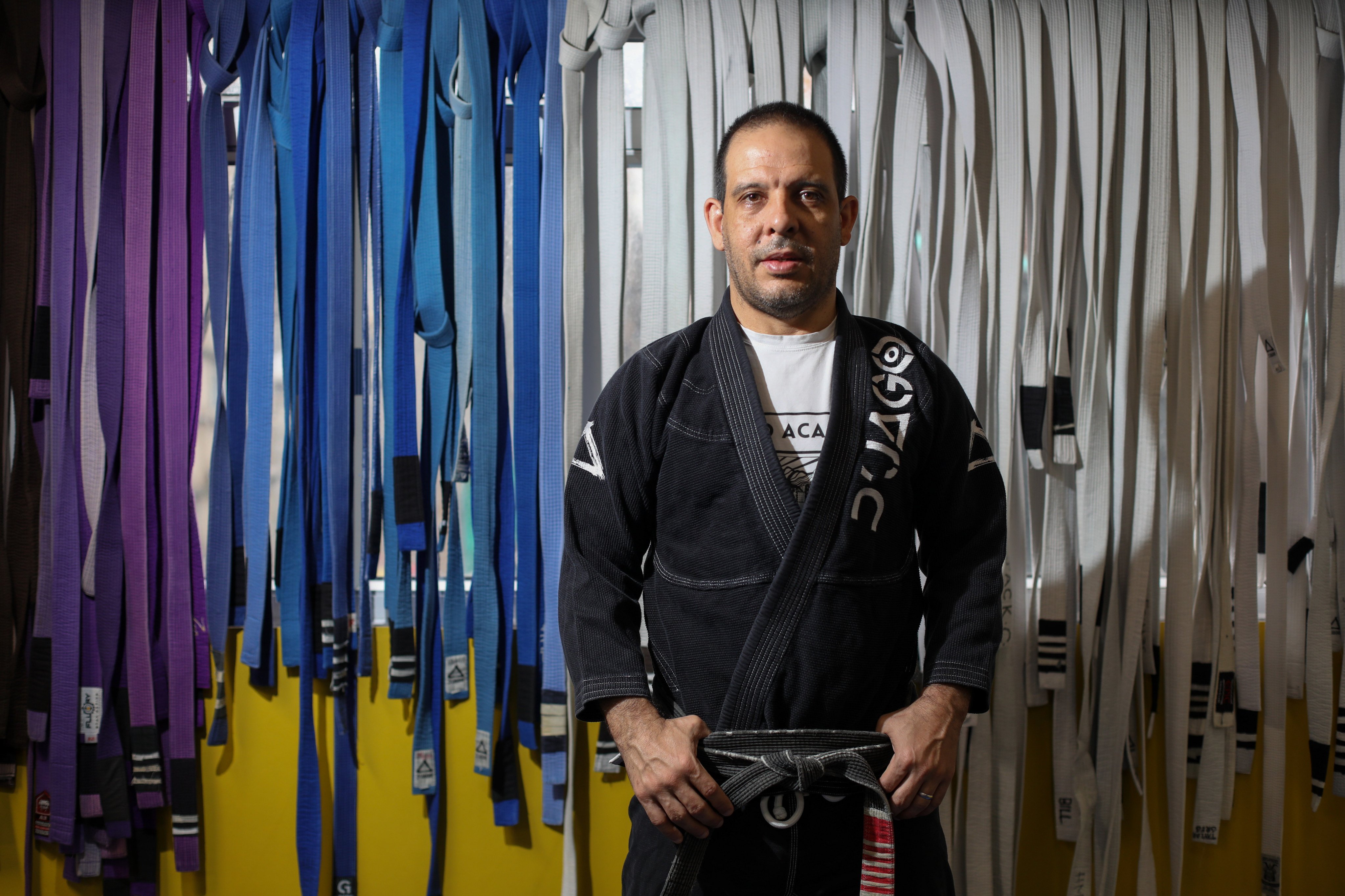 Kiko Cacella, founder and head coach at D’Jago BJJ Academy, at his gym in Central, Hong Kong, in April 2024. Photo: Xiaomei Chen