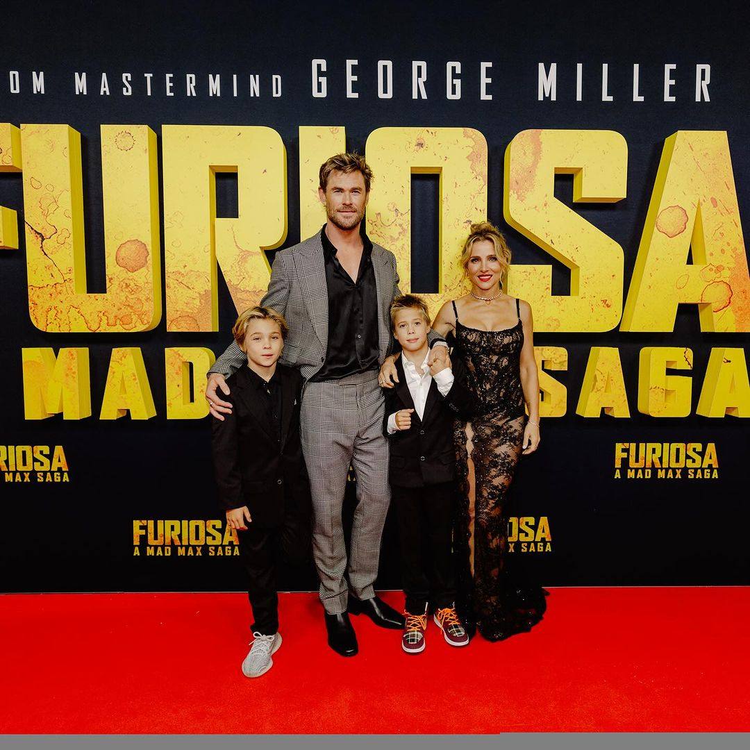 Chris Hemsworth and his family attending Furiosa: A Mad Max Saga’s Sydney screening on May 2. Photo: @chrishemsworth/Instagram