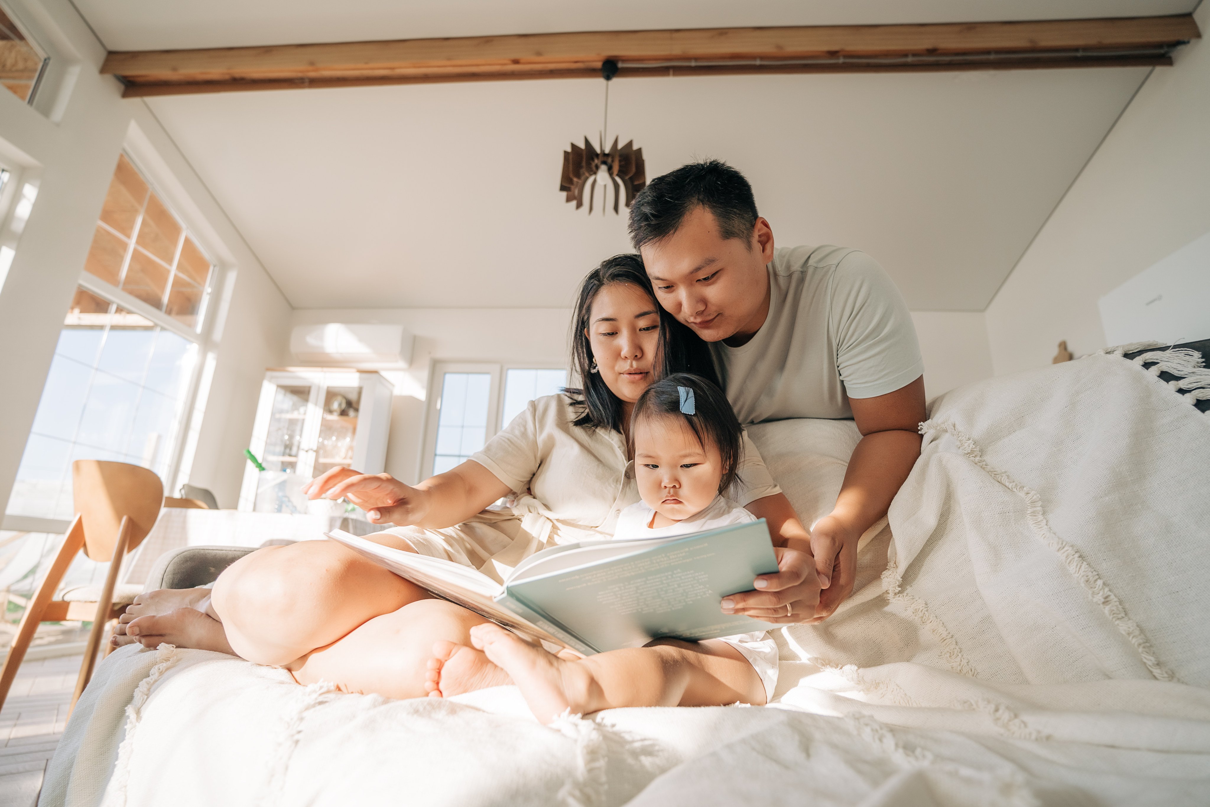 Reading aloud is beneficial for adults, not just children, research shows, in the way it helps reduce stress, improve memory and build intimacy. Photo: Getty Images
