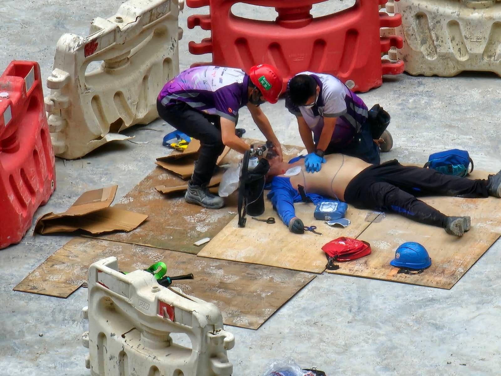 Hong Kong suspended two construction companies after a worker was killed in an accident at Kai Tak Sports Park. Photo: Facebook