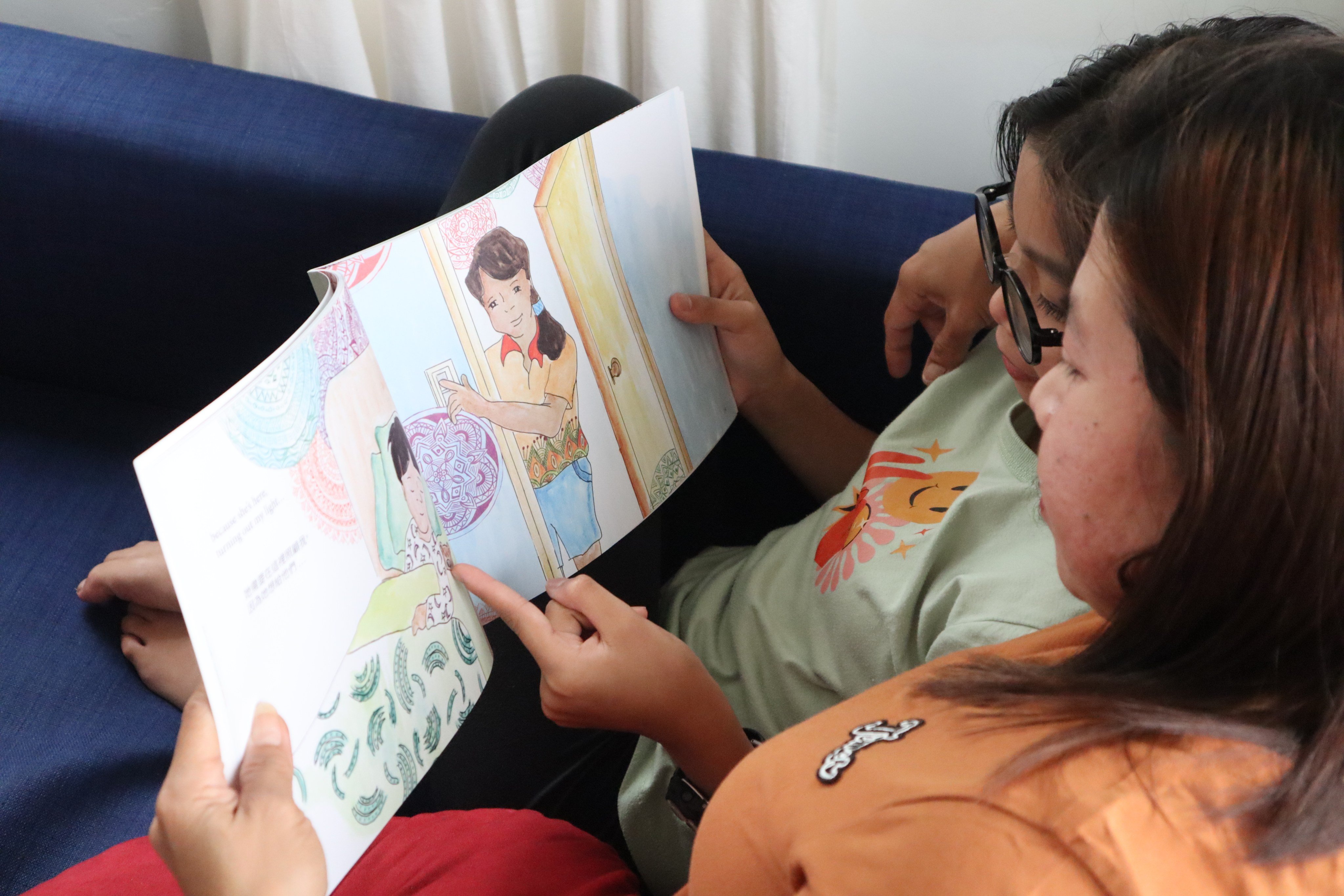My Extra-Special Aunty is a children’s book illustrated by foreign domestic helpers in Hong Kong that shows the bond between “aunties” and the families they work for. Photo: PathFinders