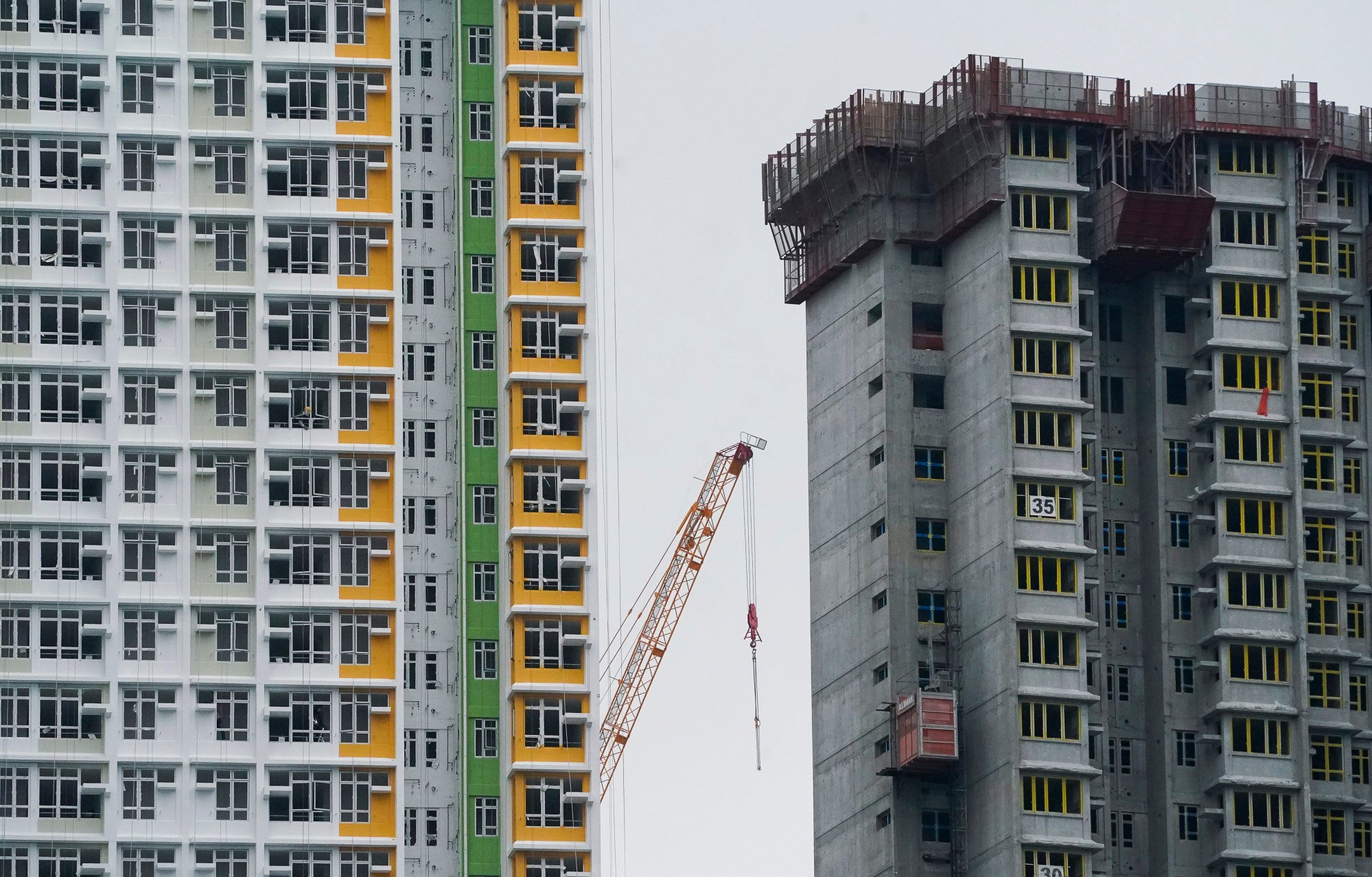 Queen’s Hill House public housing project in Fanling. Photo: Felix Wong