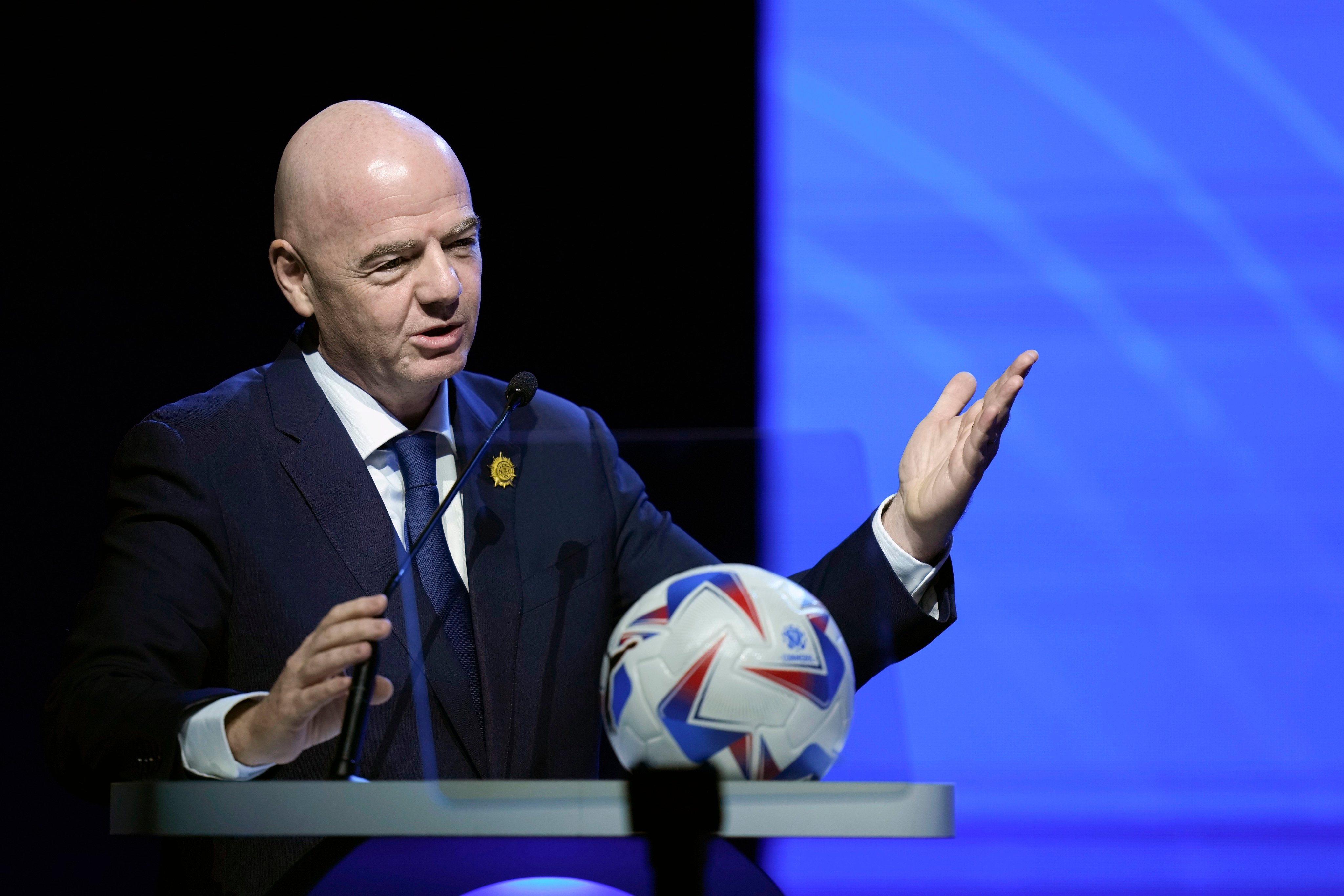 Fifa president Gianni Infantino’s project for an expanded Club World Cup will make its debut in 2025. Photo: AP