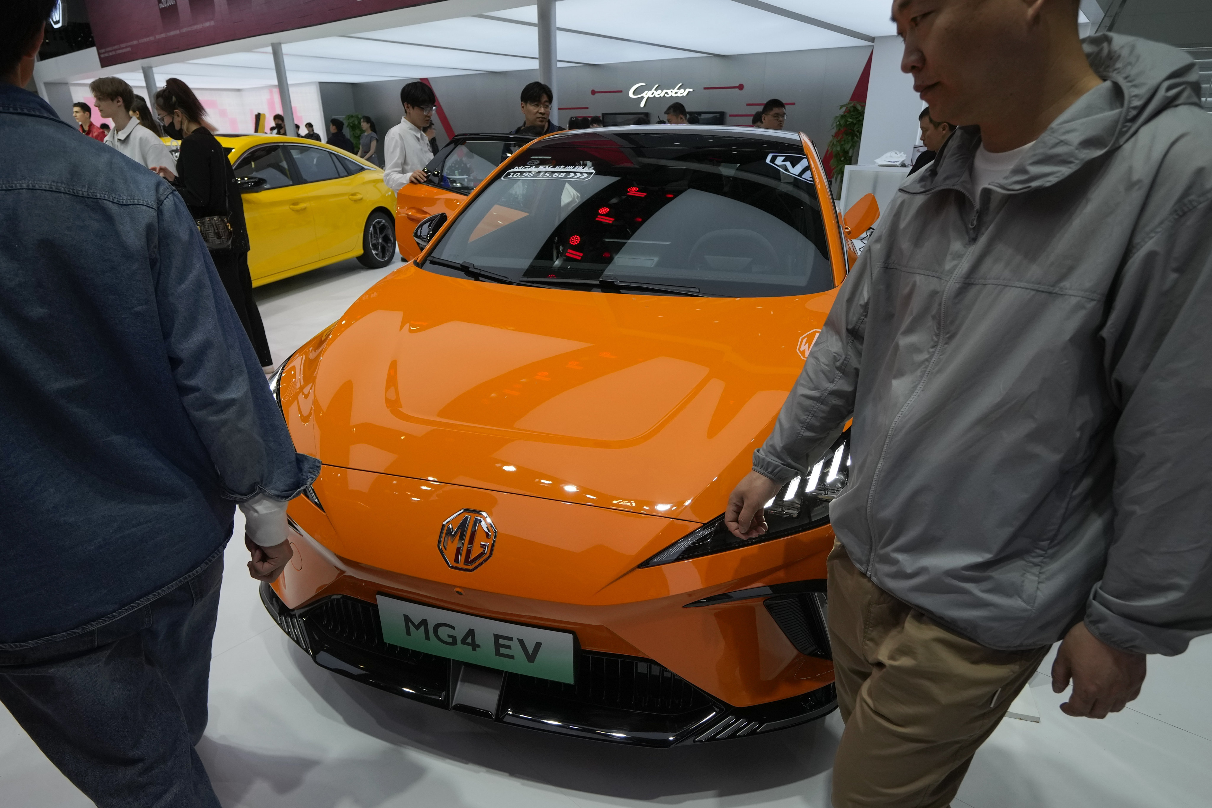 US tariffs on China’s EV exports have prevented those producers from gaining a foothold in the American market. Photo: AP