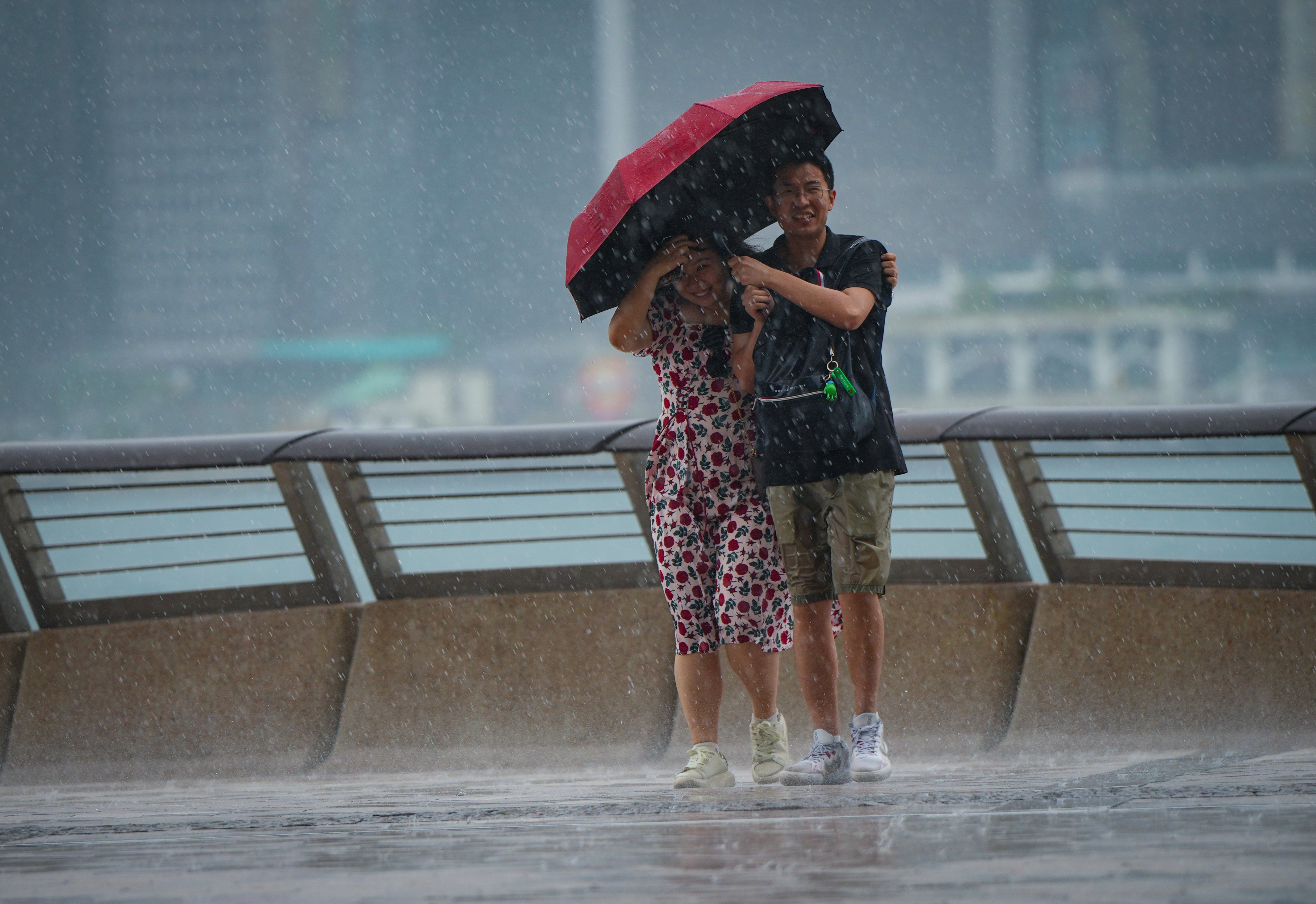 Residents have been told to brace for the change in weather. Photo: Sam Tsang
