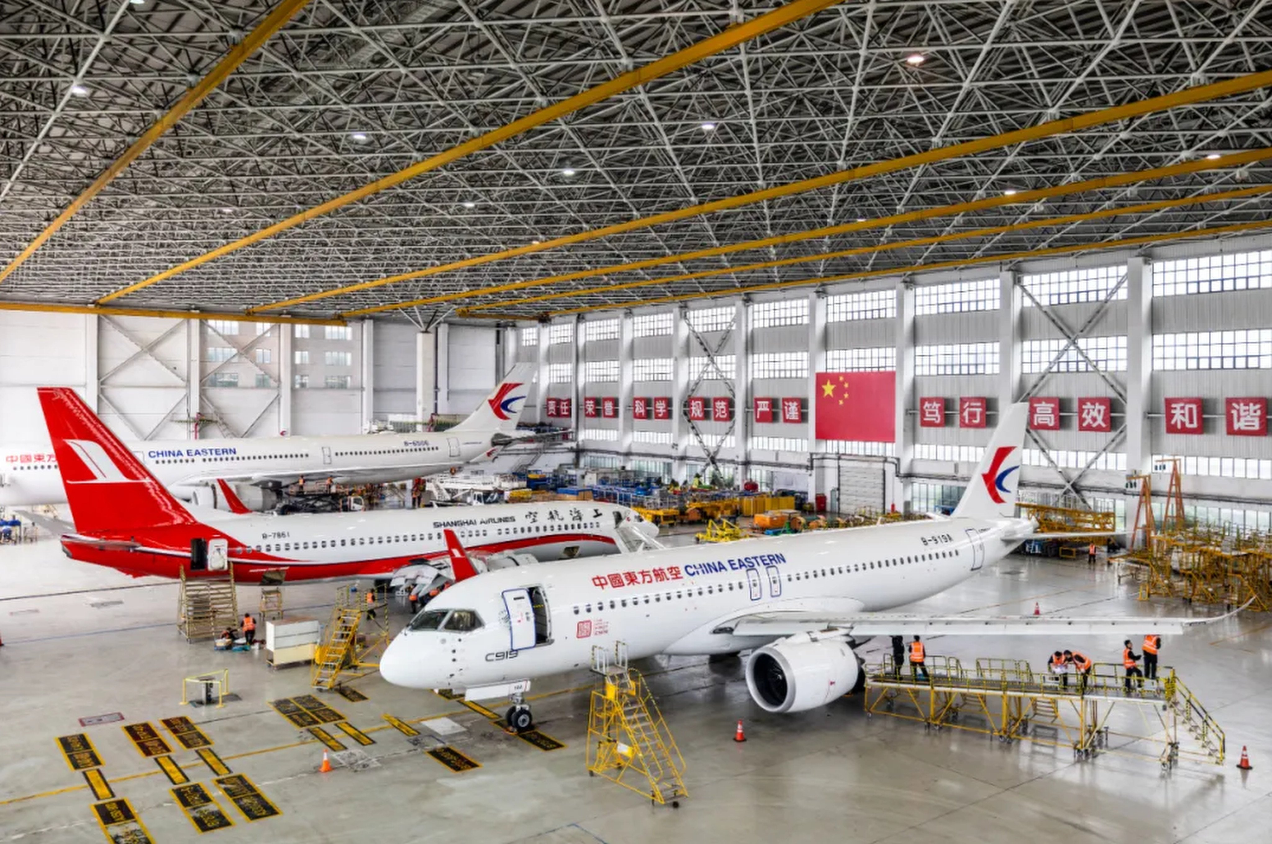 China’s Comac has already begun design work on the next generation of domestically produced airliners after its success with the narrowbody C919. Photo: CAAC