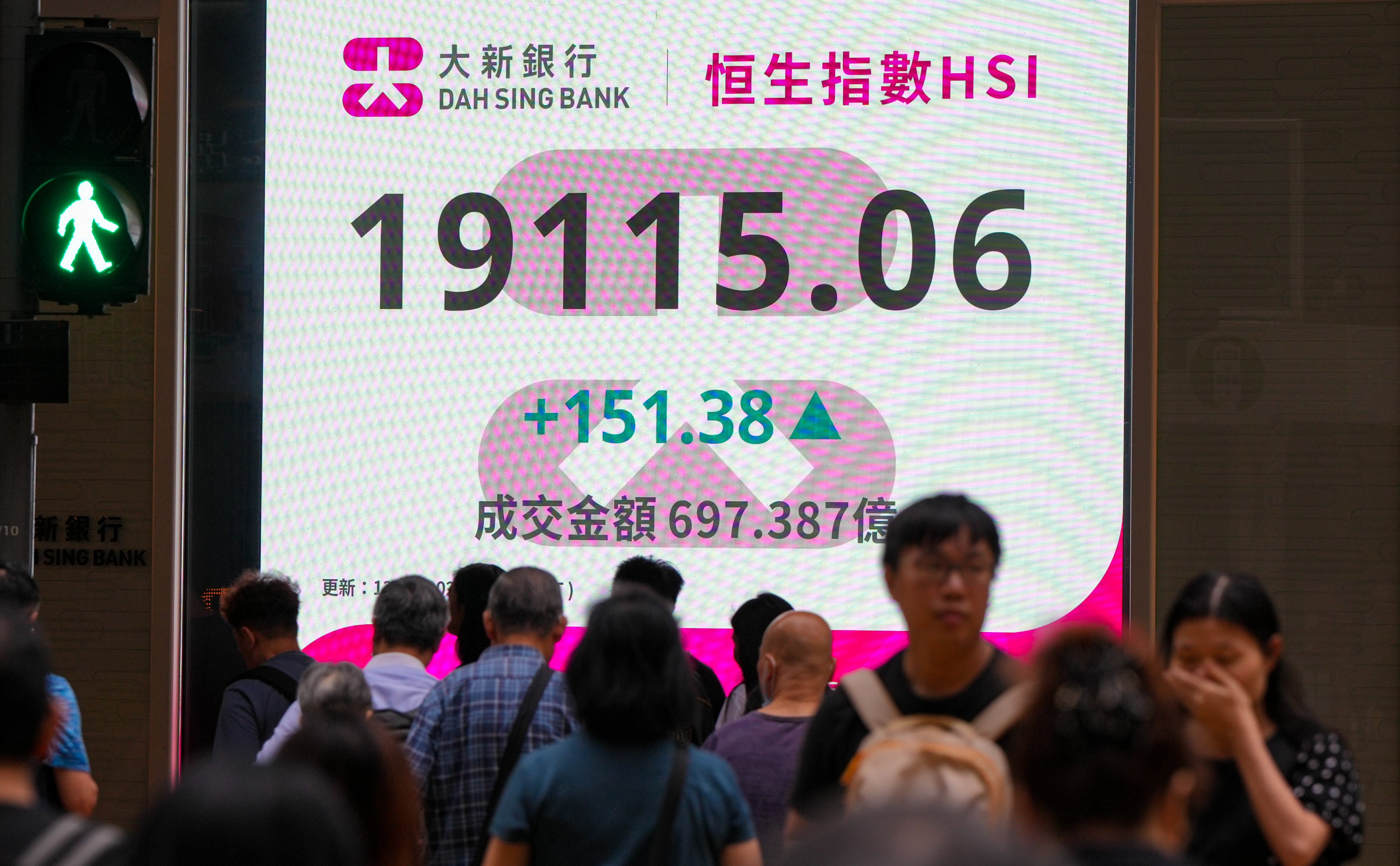 A technical bull run has lifted the Hang Seng Index above the 19,000 level for the first time since August. Photo: Sam Tsang