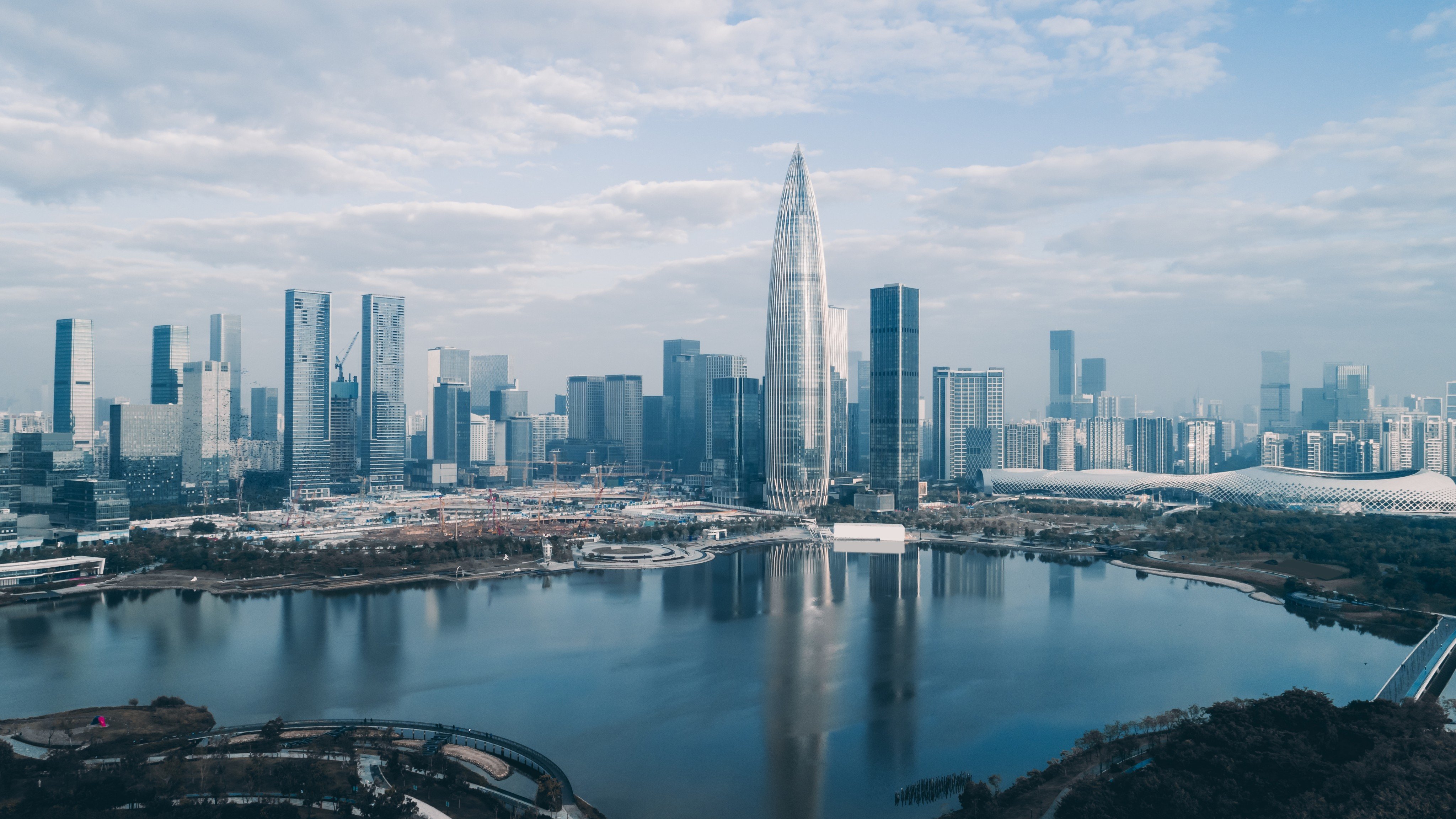 An aerial view of Shenzhen. Johor’s chief minister said he was “confident” that his state “can become the Shenzhen of Southeast Asia” thanks to a proposed special economic zone with Singapore. Photo: Shutterstock