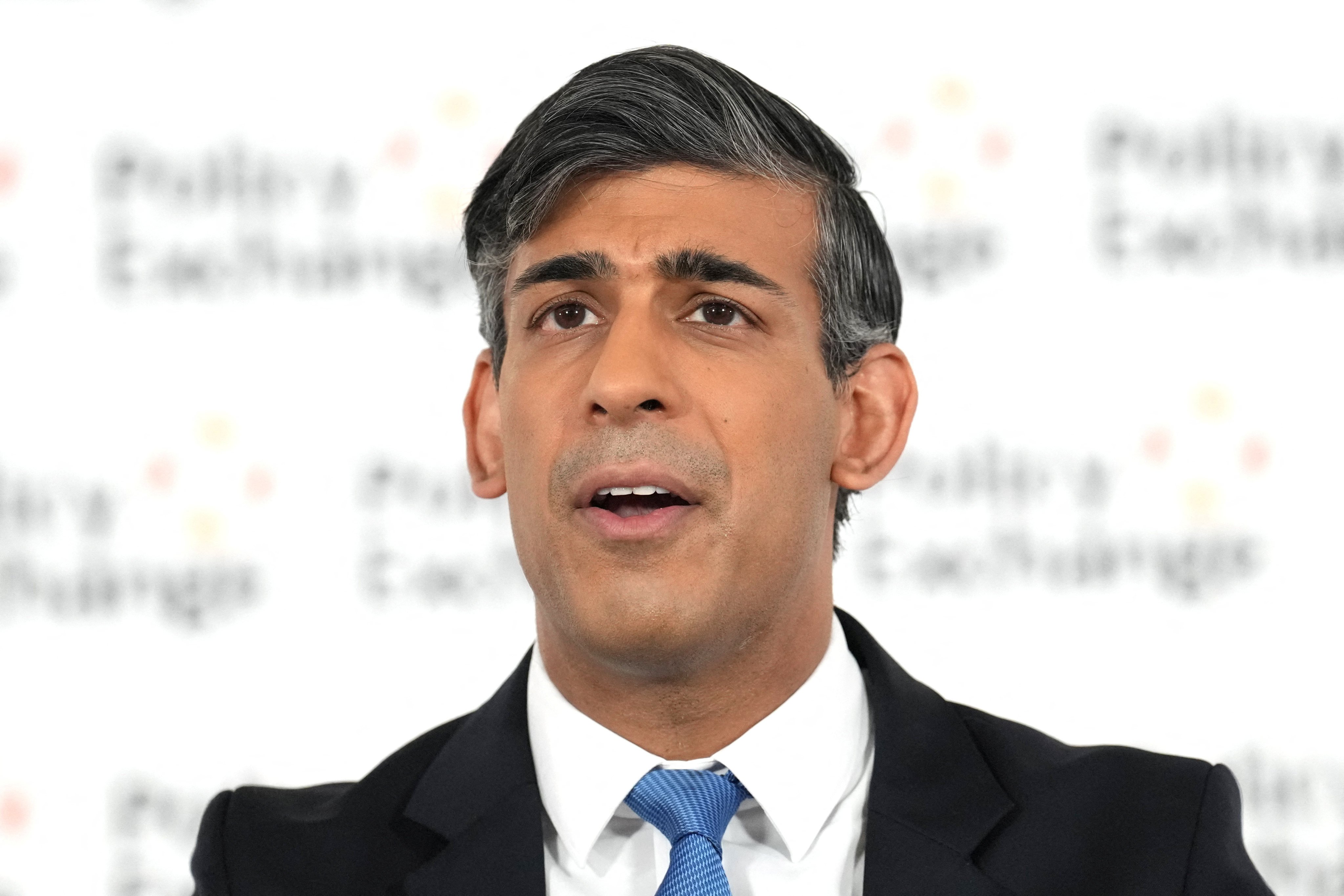Britain’s Prime Minister Rishi Sunak insists his Conservative party can win a general election despite polls consistently indicating the opposite, but refused to set a date for the vote. Photo: Pool via Reuters