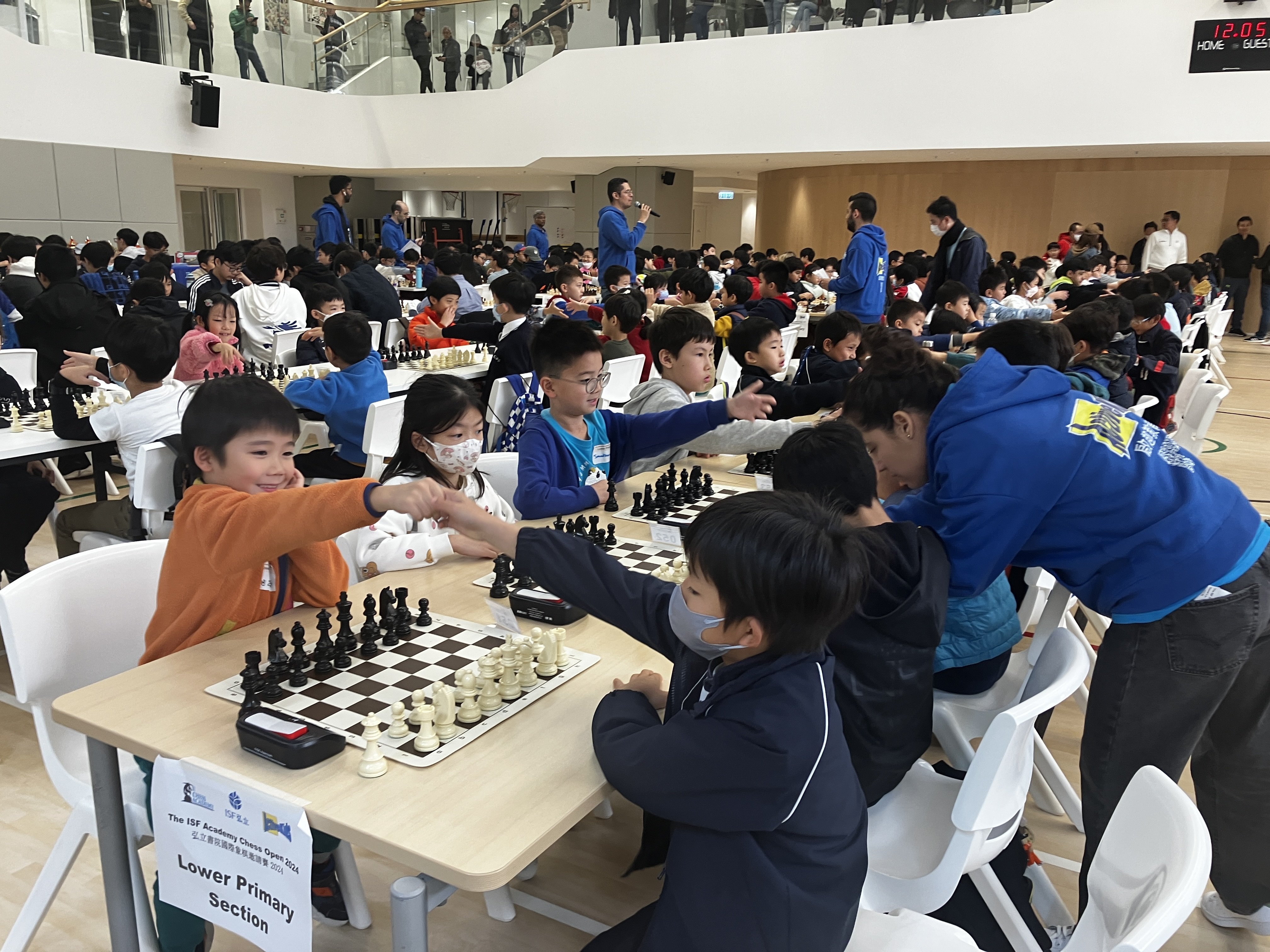 More than 200 students competed in the annual ISF Academy Chess Open. Photo: Handout