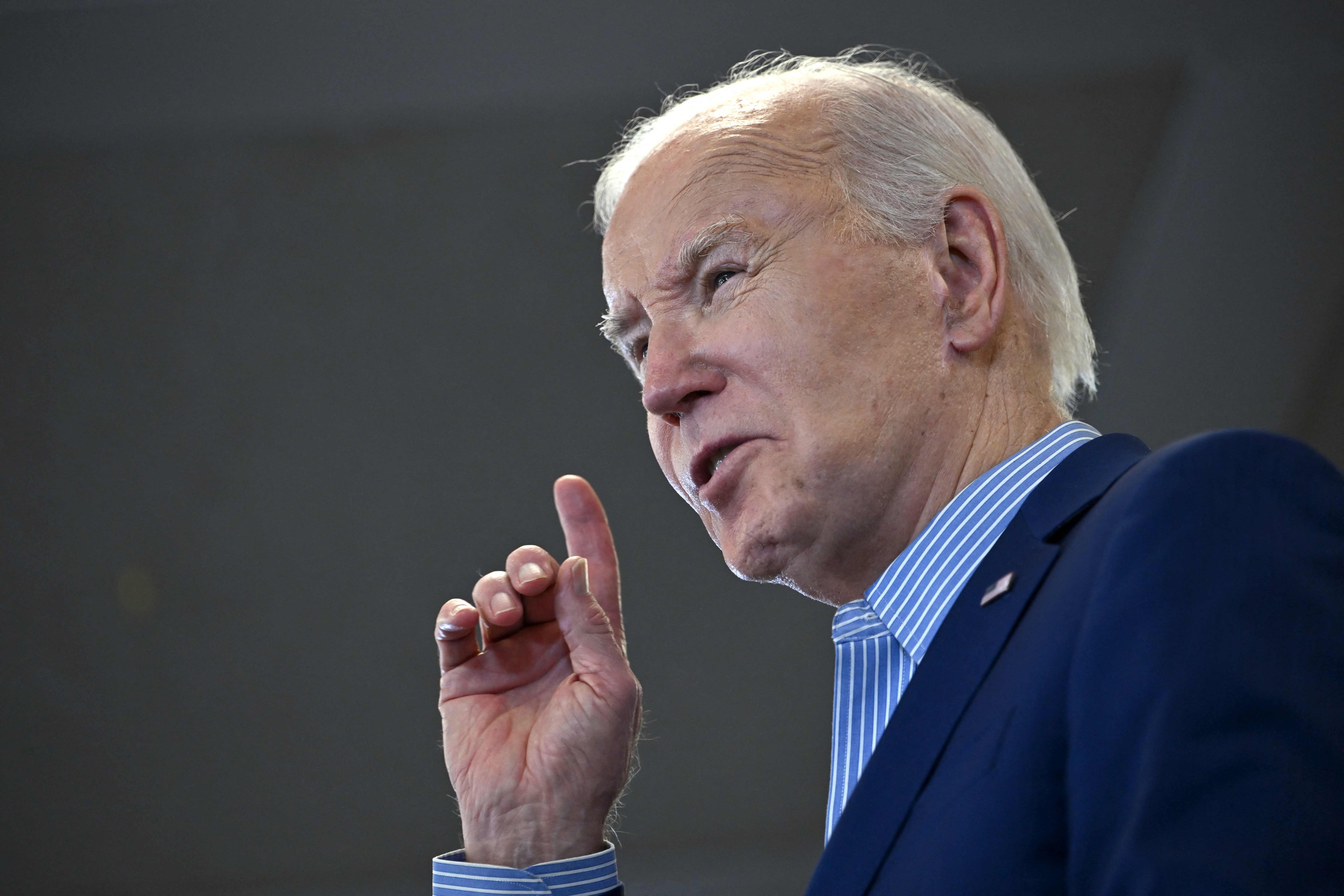 US President Joe Biden has taken steps to raise tariffs on Chinese goods. Photo: AFP