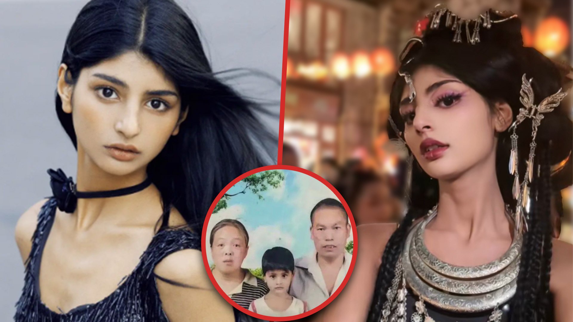 A woman of Pakistani descent, who was adopted by a couple from China after they found her abandoned on the street while they worked in the country of her birth, is making major waves on mainland social media. Photo: SCMP composite/Douyin