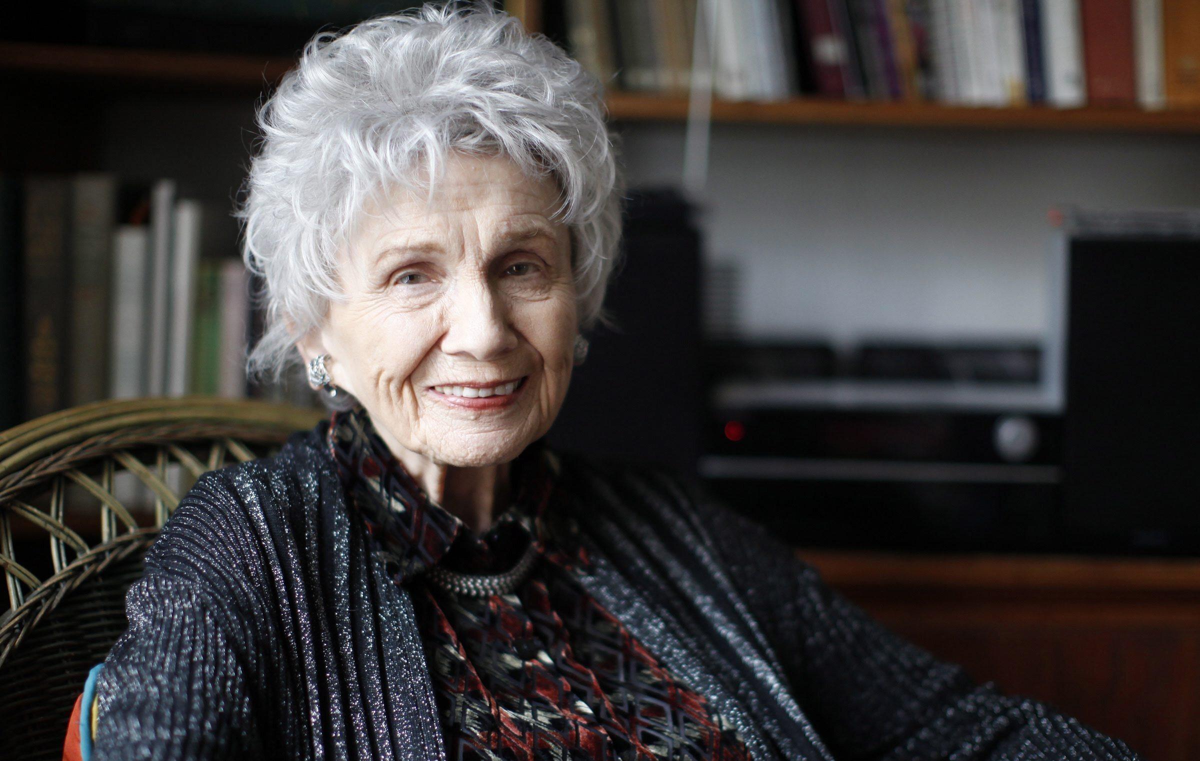 Canadian author Alice Munro is photographed during an interview in Victoria, British Columbia, in December 2013. Photo: Canadian Press via AP