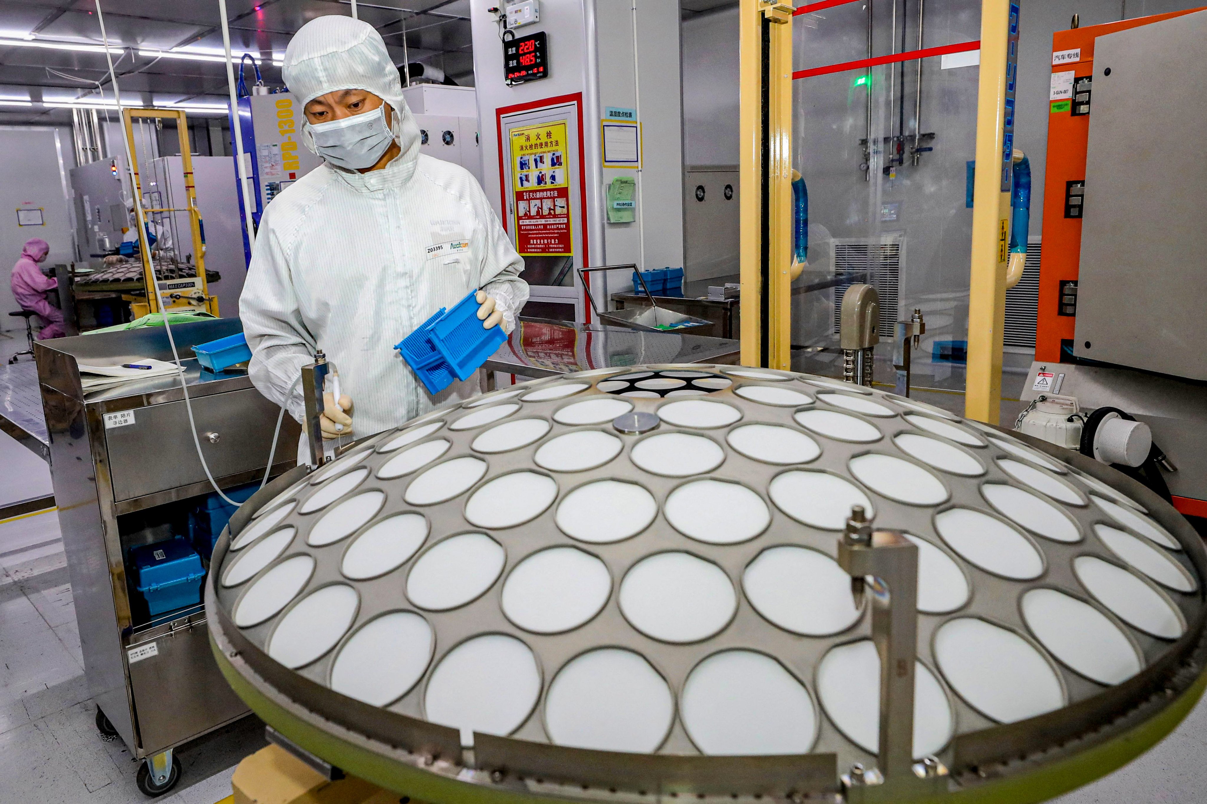Channelling state funds into hard tech such as semiconductors (pictured) could risk a new “overcapacity problem” like China is seeing in its EV and solar-panel industries. Photo: AFP