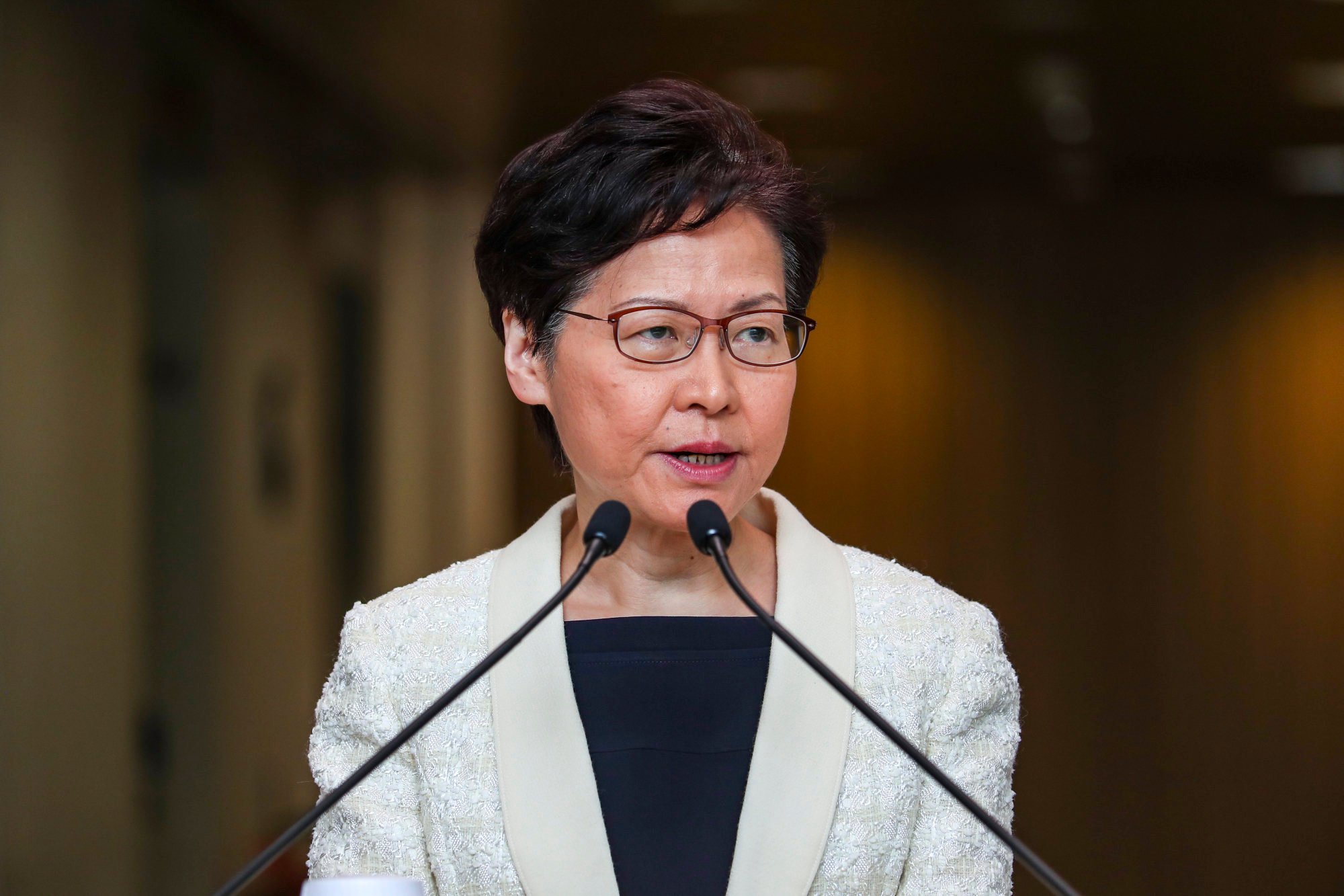 Carrie Lam’s term ended in July 2022. Photo: Robert Ng