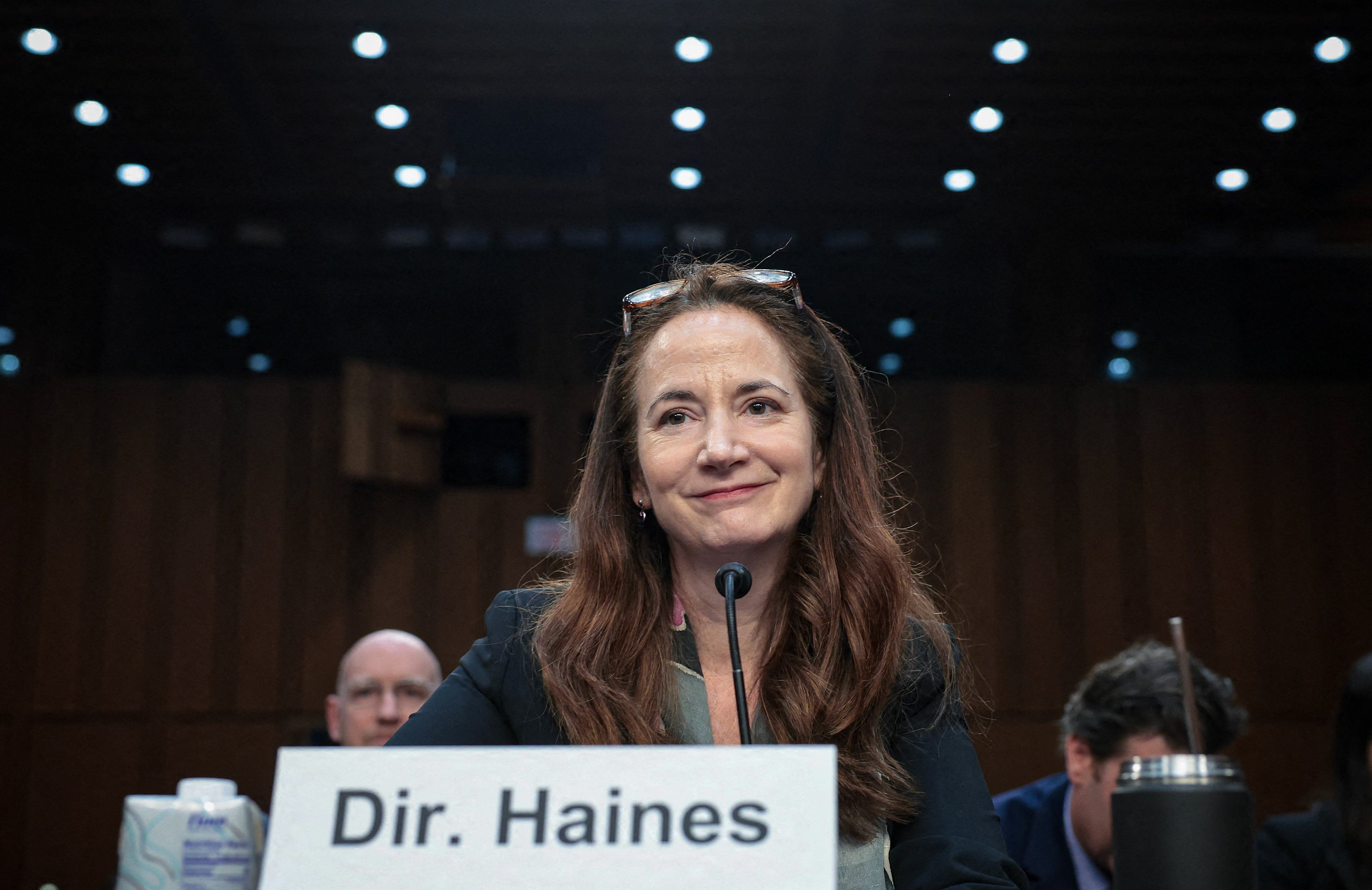 US director of national intelligence Avril Haines at the Senate Intelligence Committee on Wednesday. She said China was taking advantage of recent tech advances to generate content. Photo: Getty Images via AFP